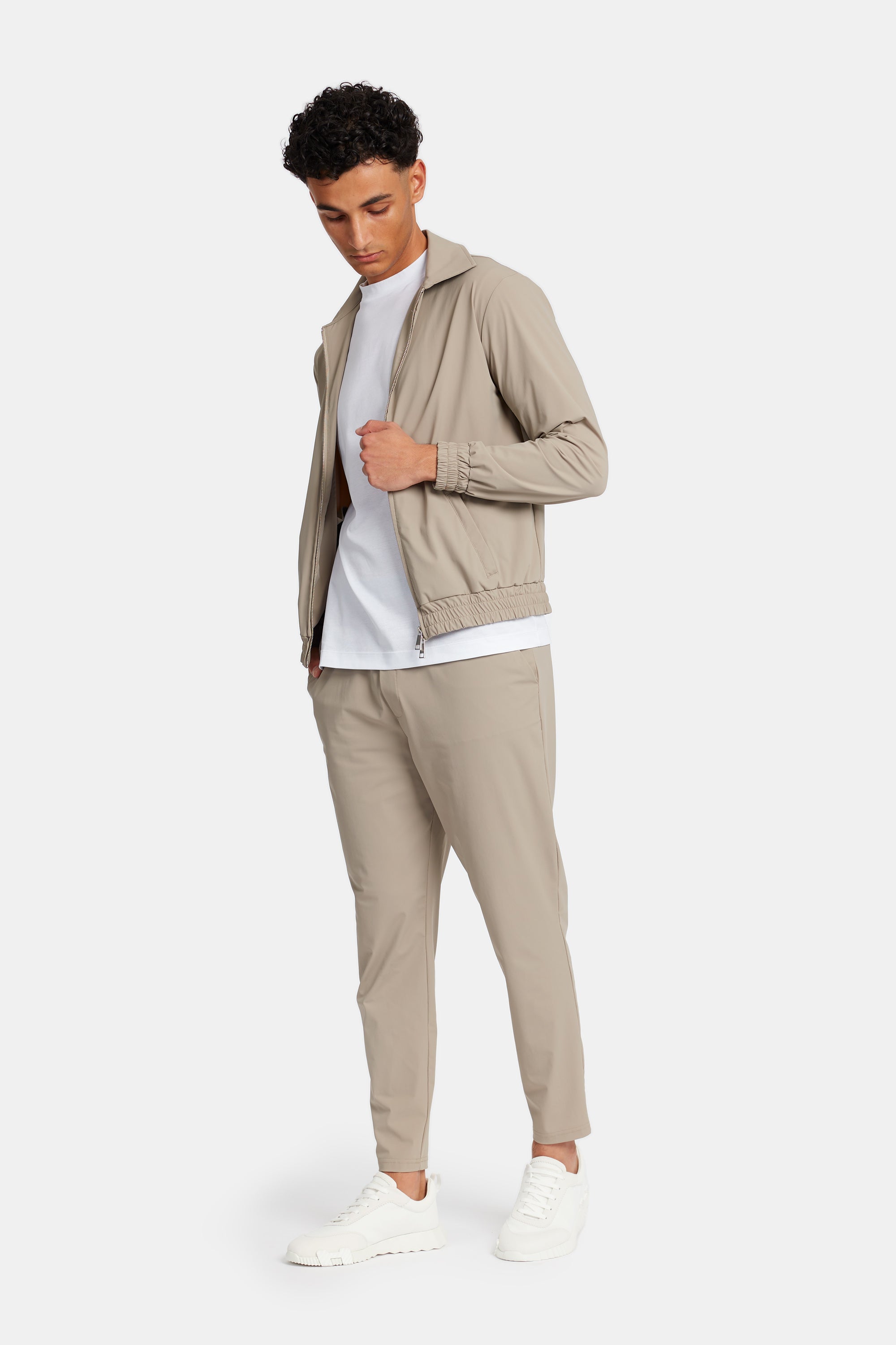 Light Beige Tech Suit