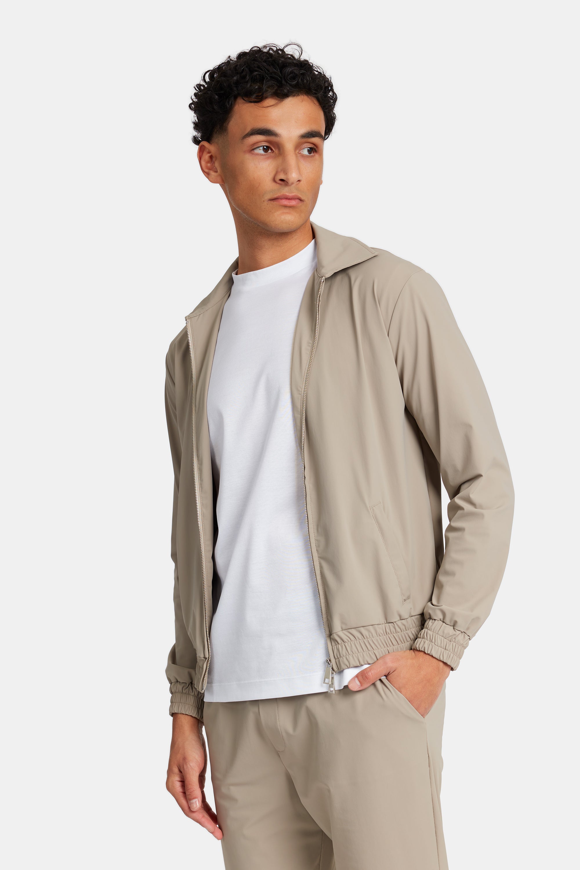 Light Beige Tech Suit