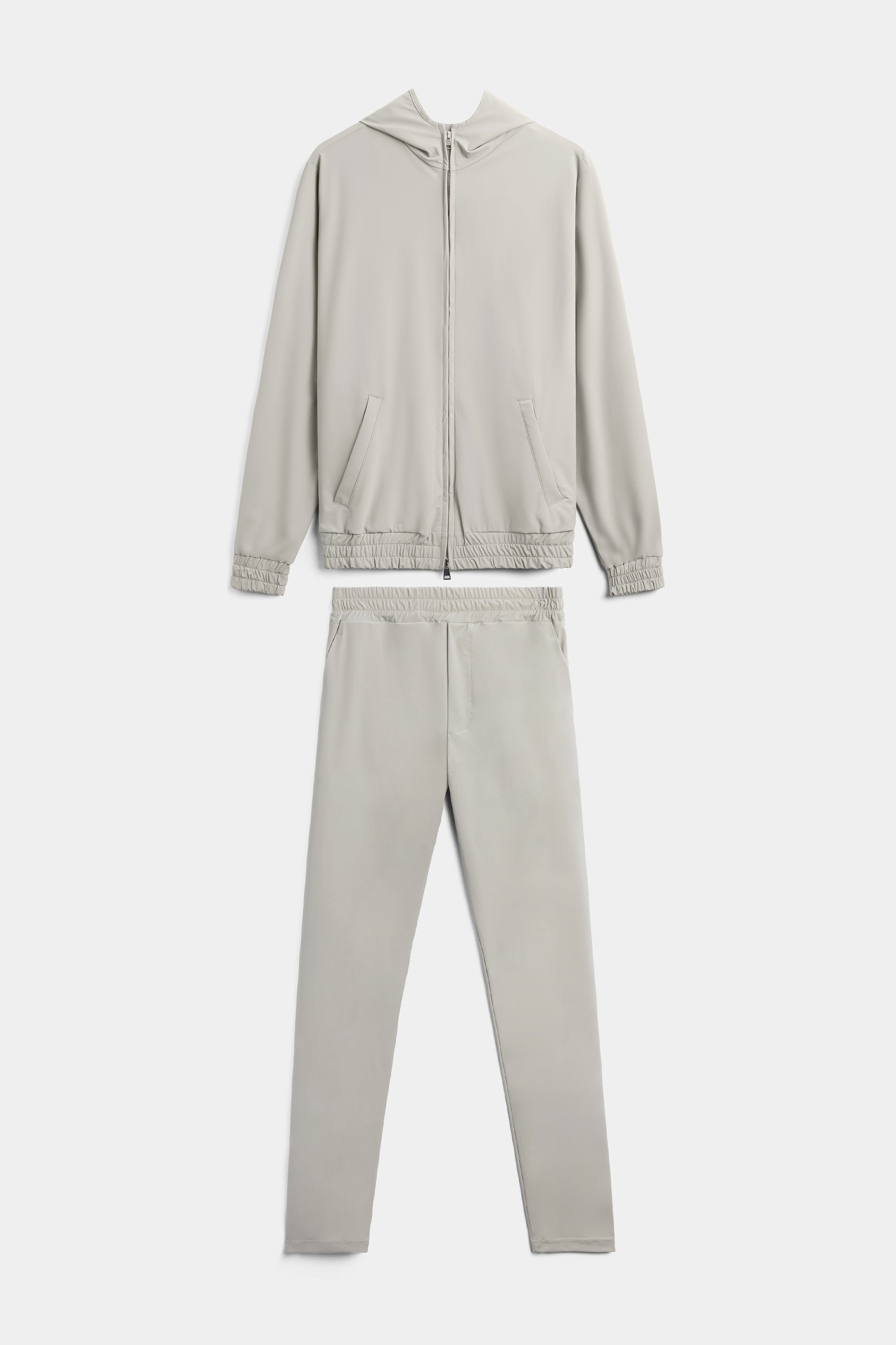 Cloud Grey Hooded Tech Suit
