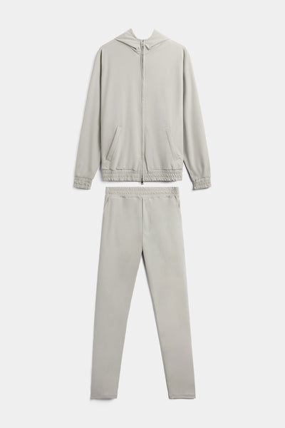 Cloud Grey Hooded Tech Suit