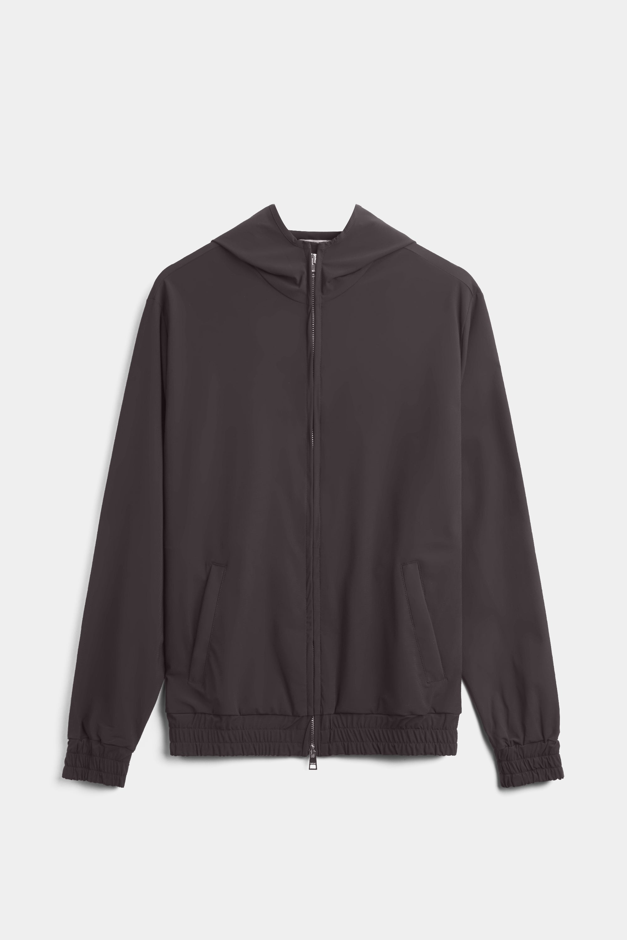 Slate Grey Hooded Tech Vest