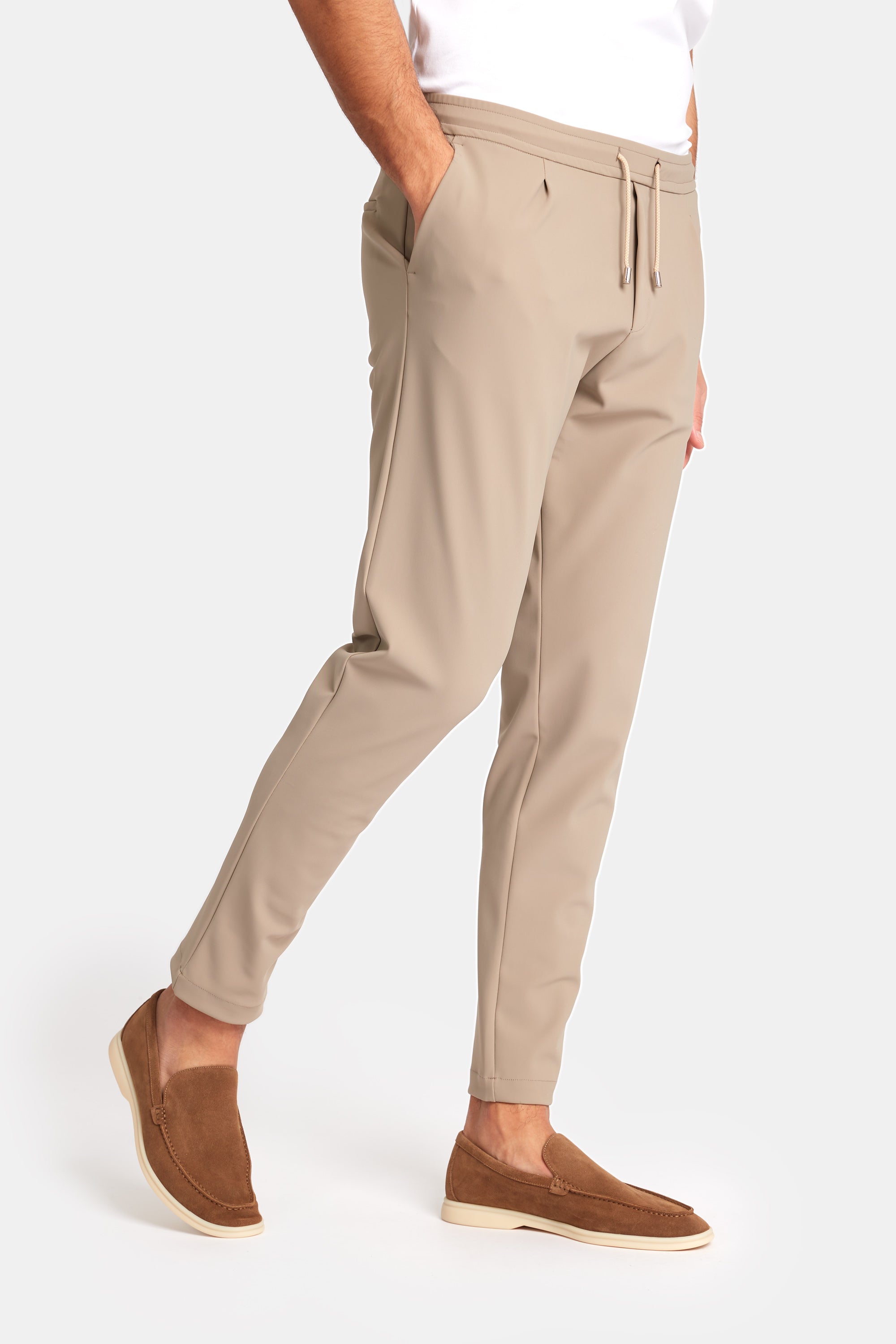 Light Beige Smart Pants