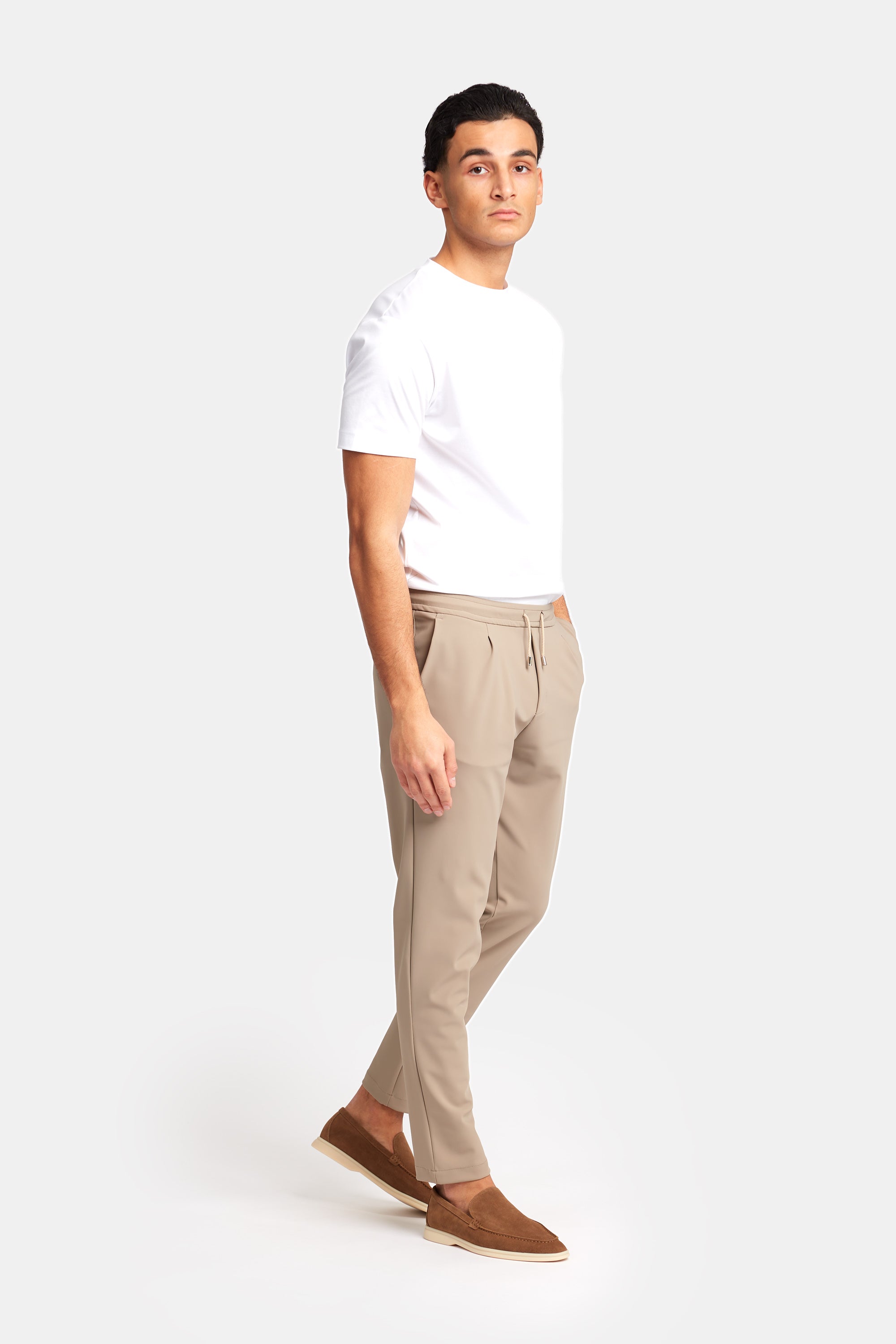 Light Beige Smart Pants