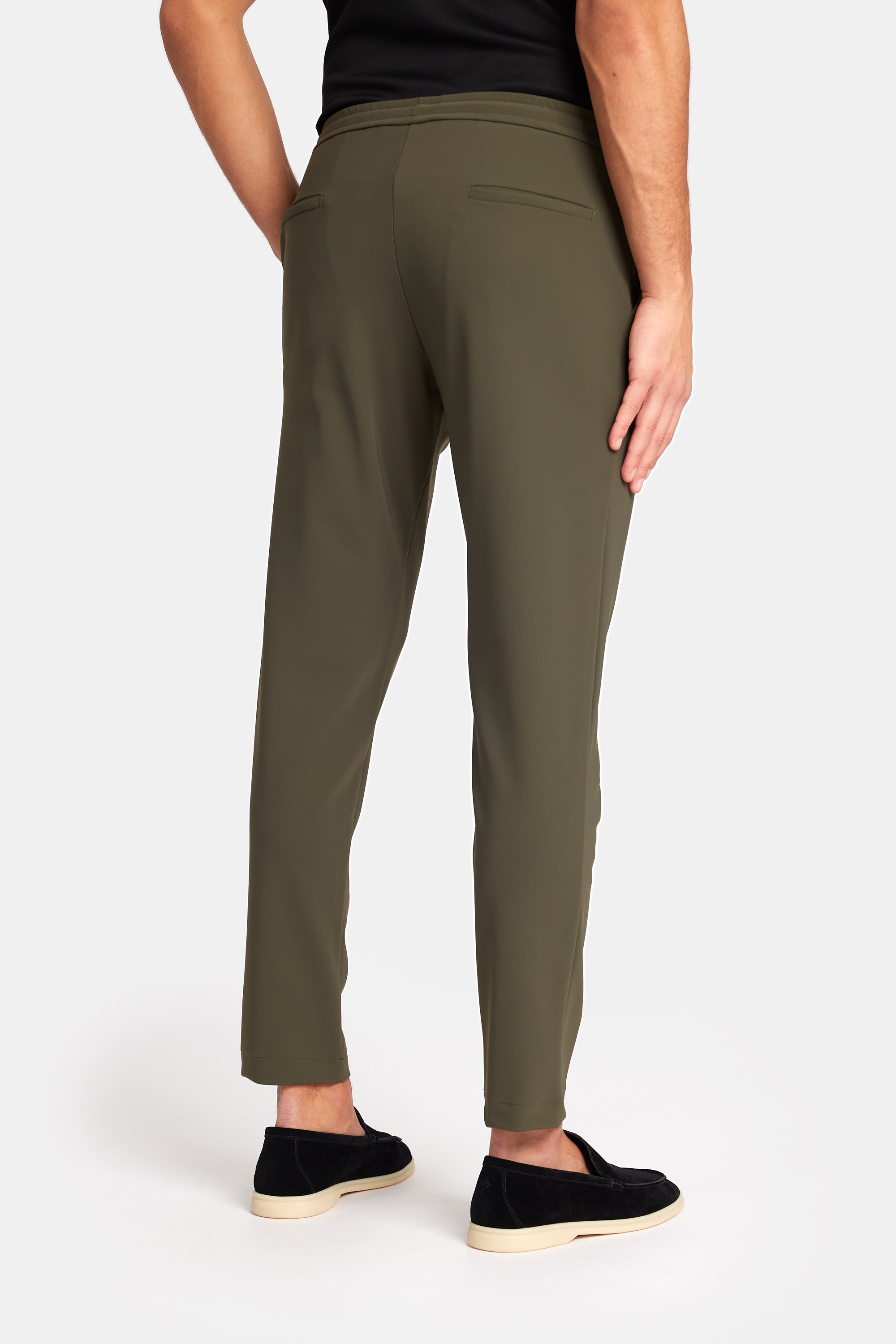 Dark Green Smart Pants