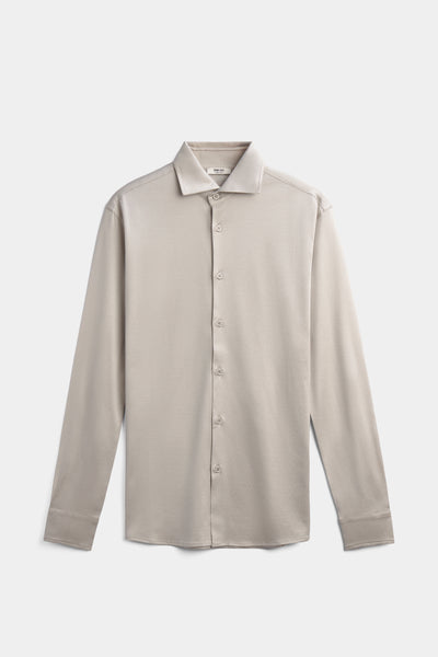 Sandstone Beige Formal Shirt