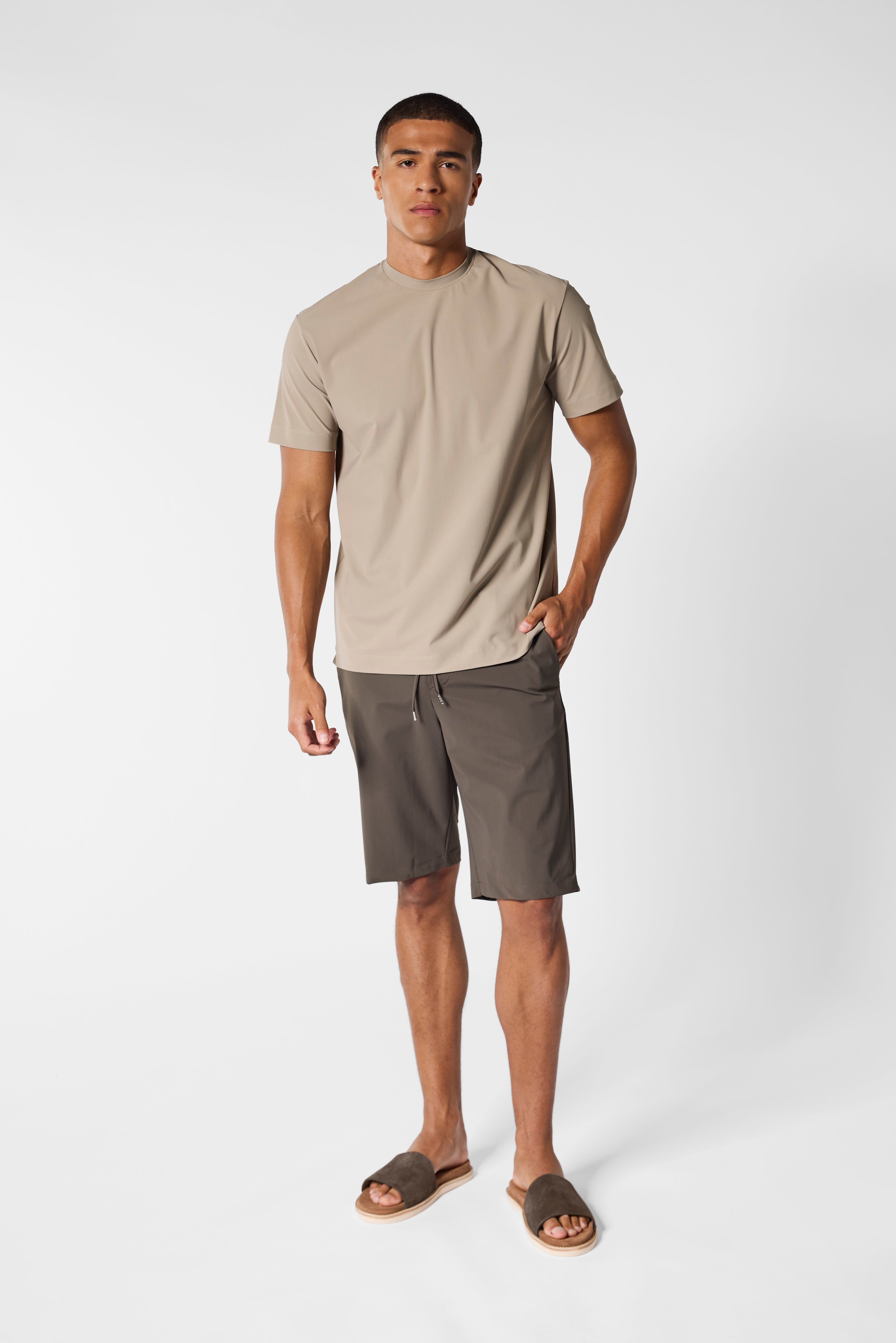 Light Beige Tech T-shirt