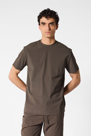 Mocha Brown Tech T-shirt