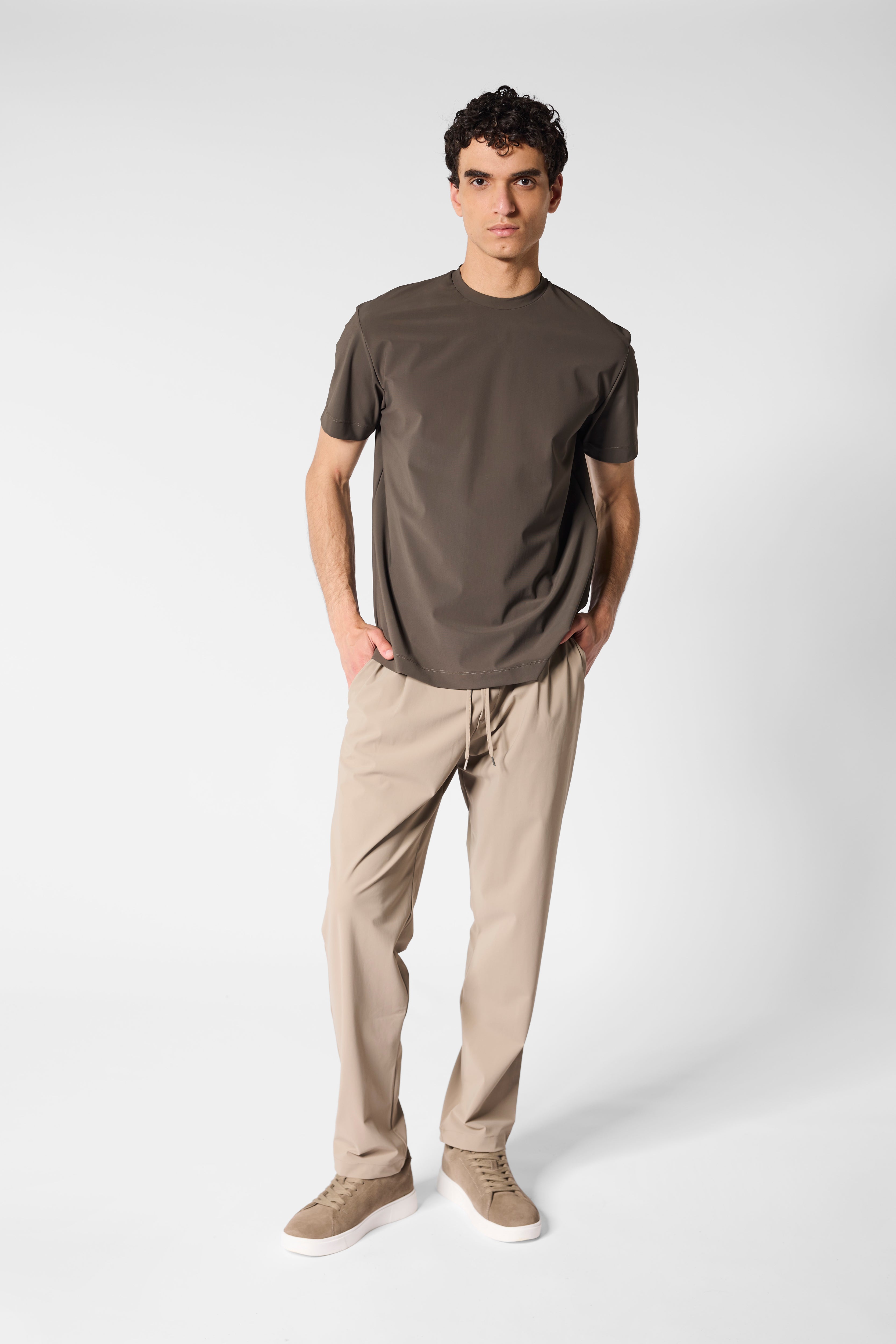 Mocha Brown Tech T-shirt