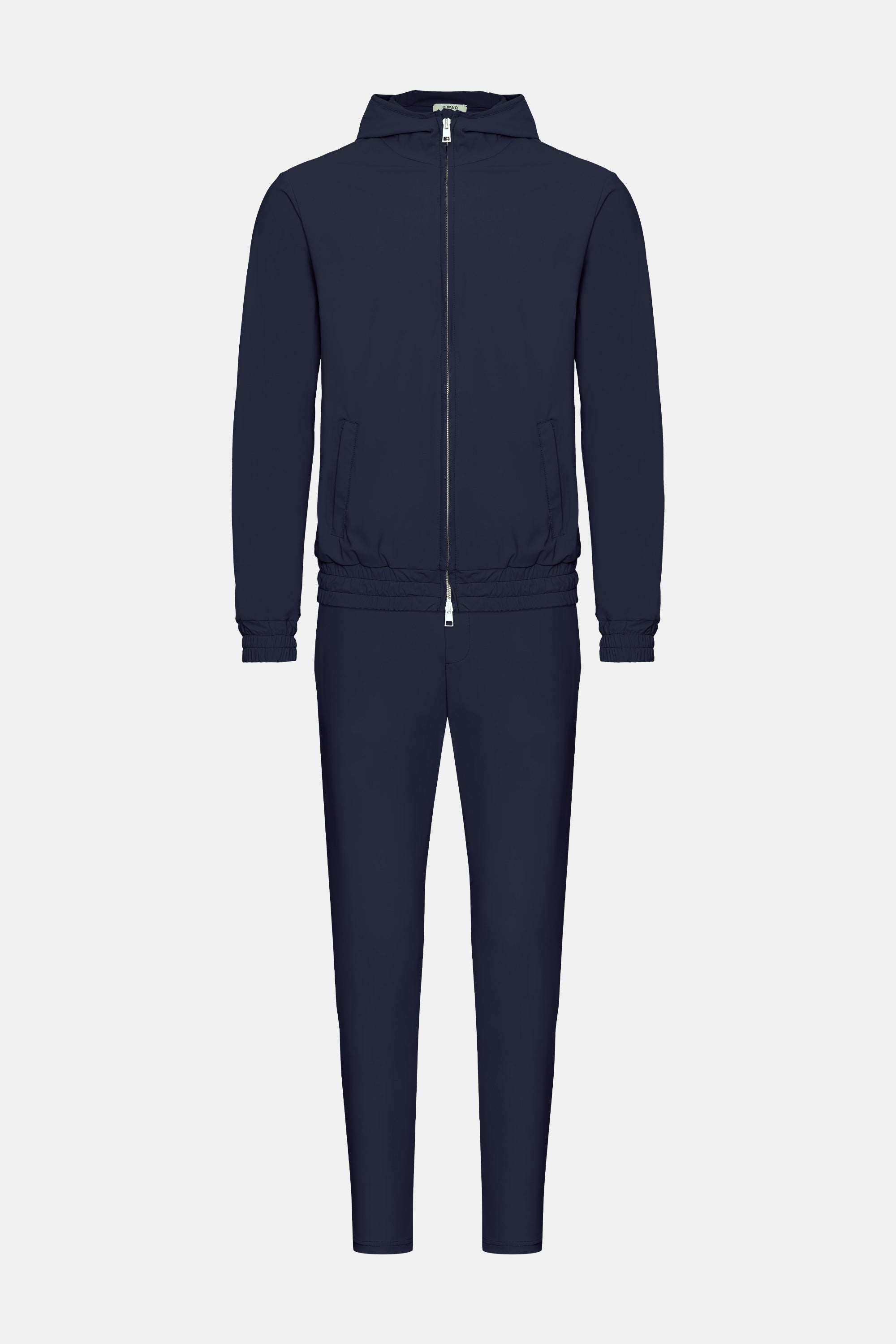 Midnight Blue Hooded Tech Suit