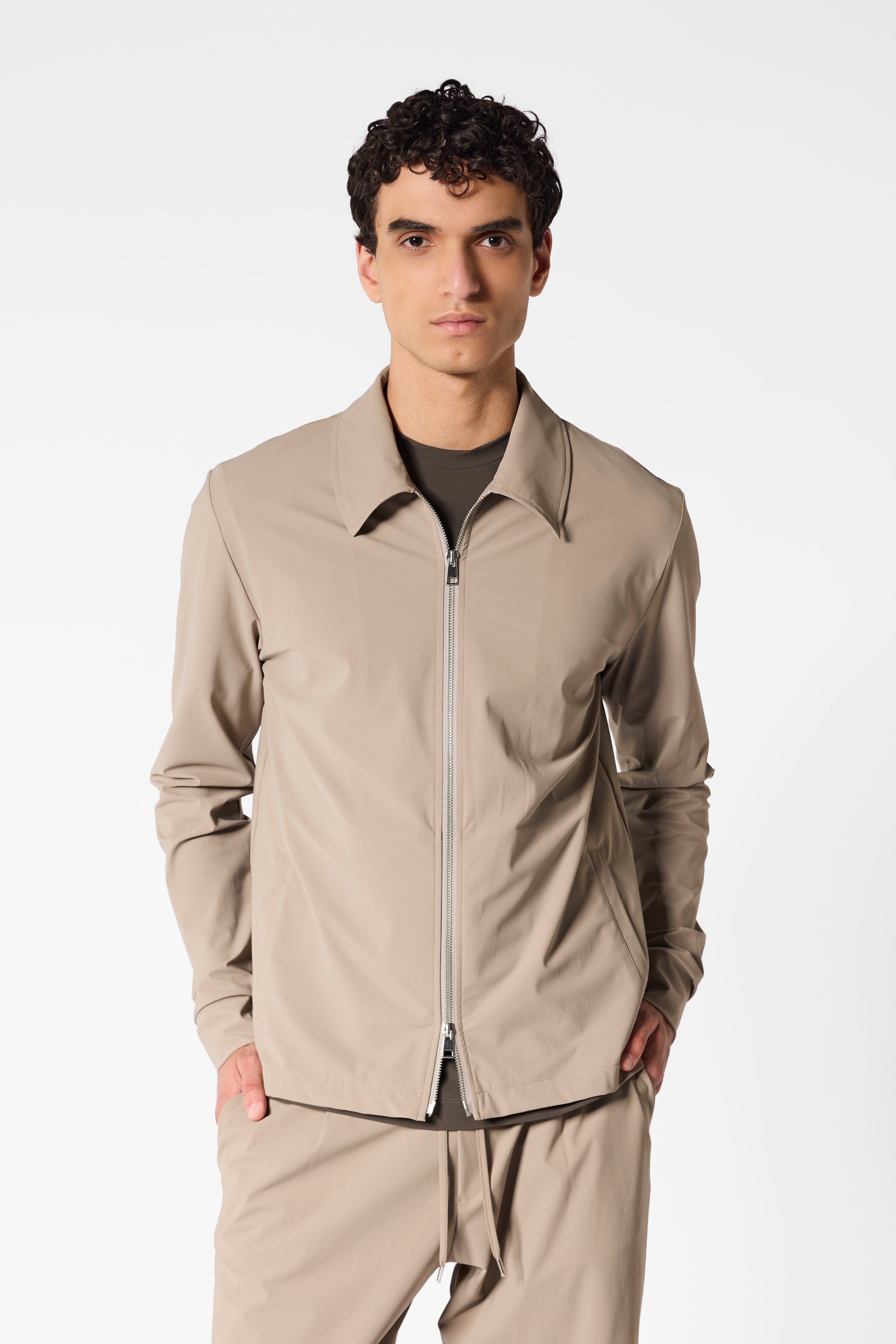 Light Beige Signature Tech Suit