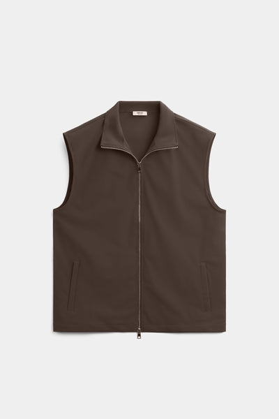 Mocha Brown Tech Gilet