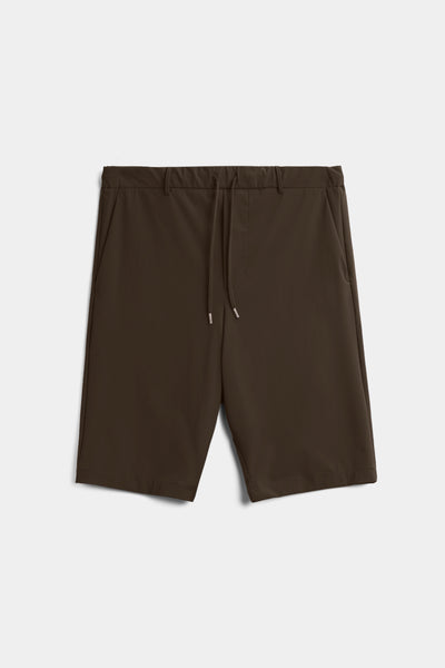 Mocha Brown Tech Shorts