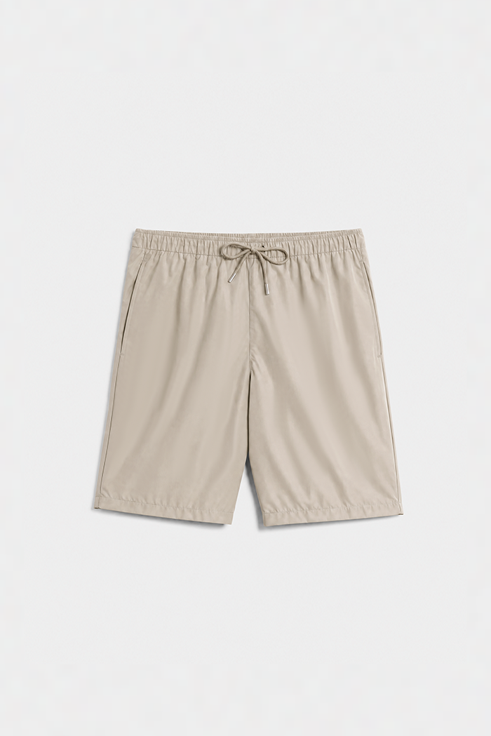 Light Beige Swim Shorts