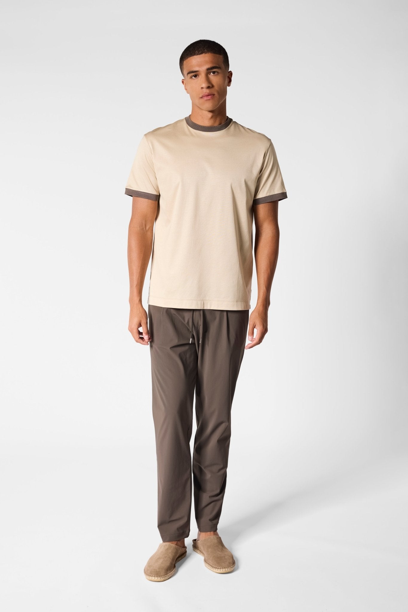 Camel Beige Milano T-shirt - DIMANO