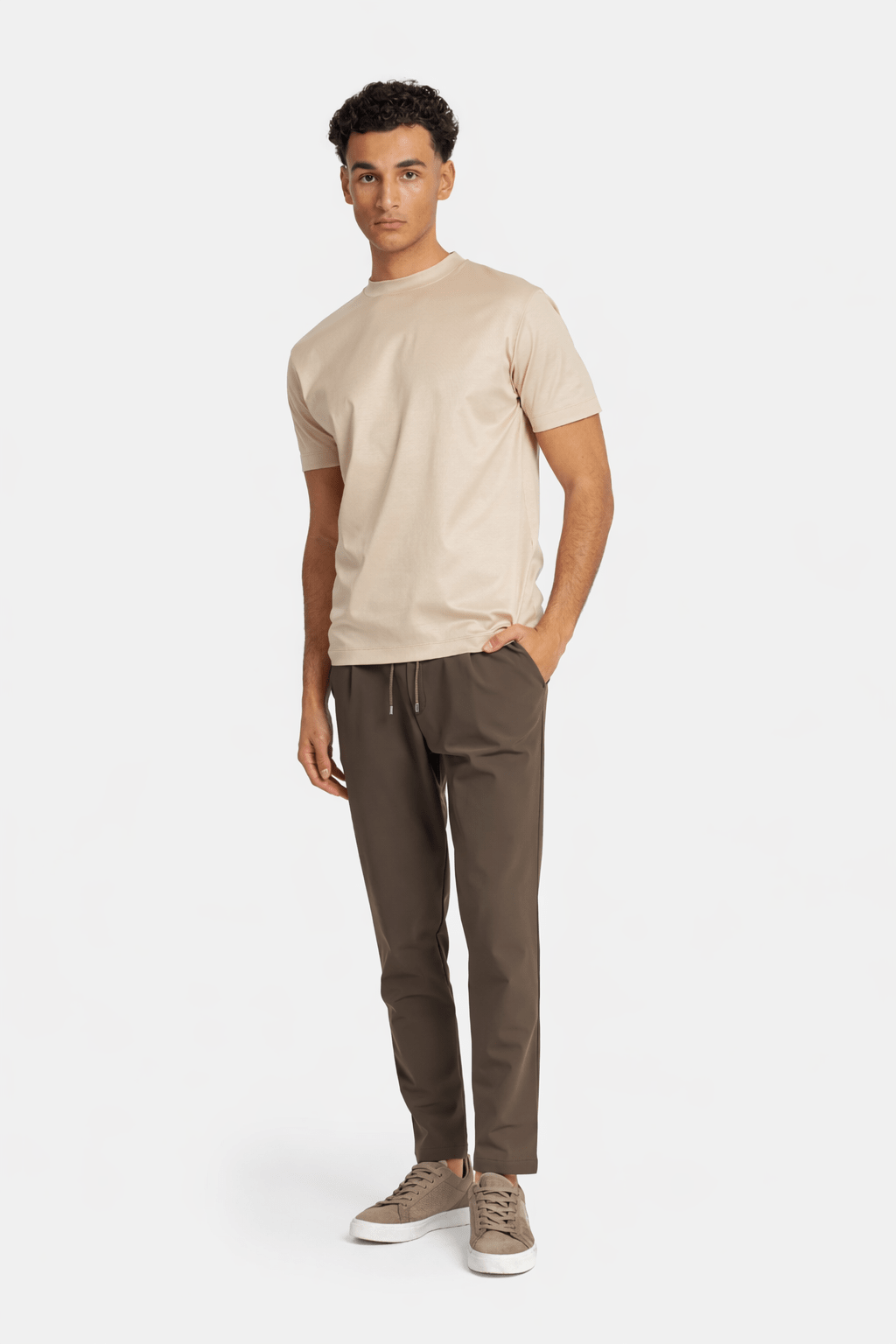 Camel Beige T-shirt - DIMANO