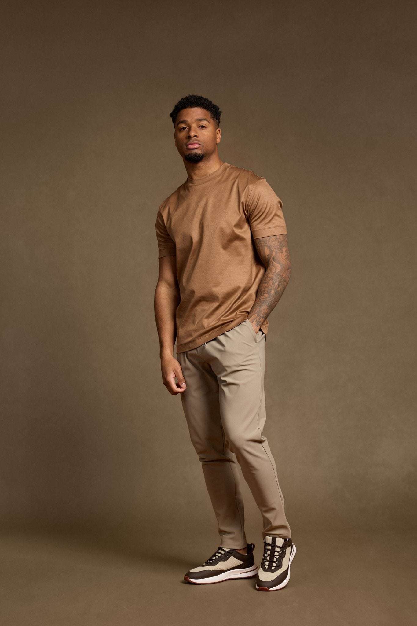 Caramel Brown T-shirt - DIMANO