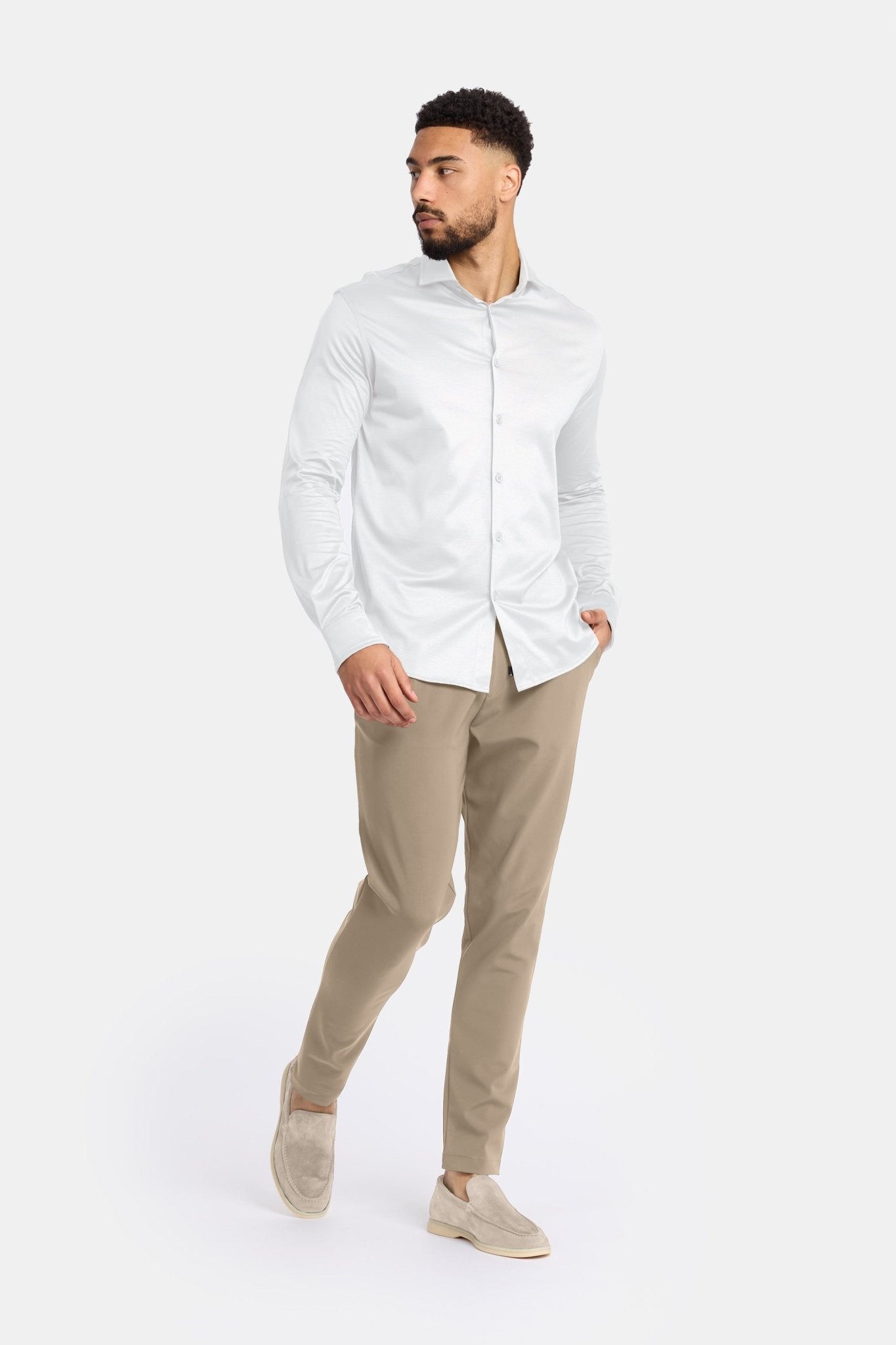 Classic White Formal Shirt - DIMANO