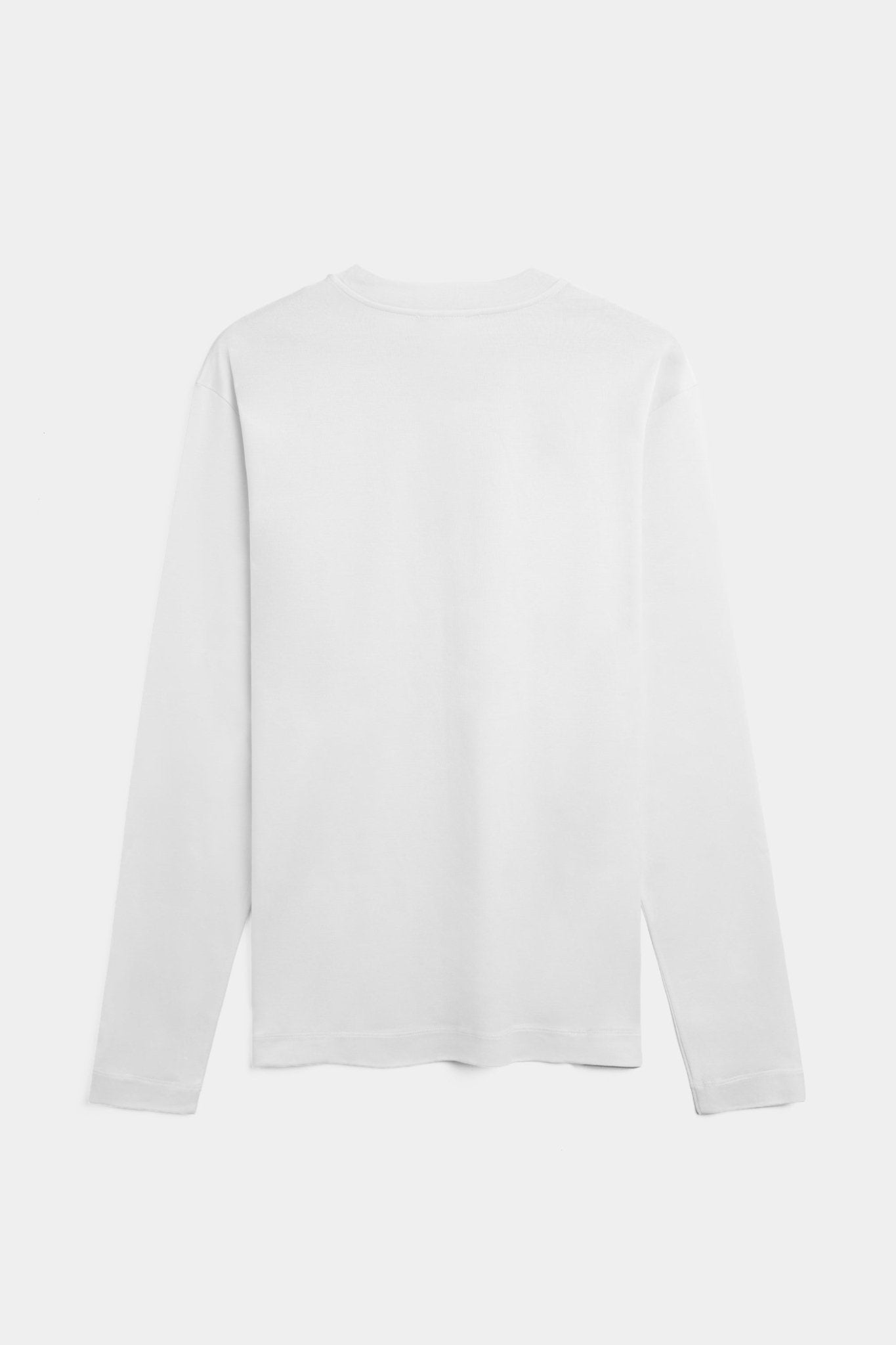 Classic White Longsleeve T-shirt - DIMANO
