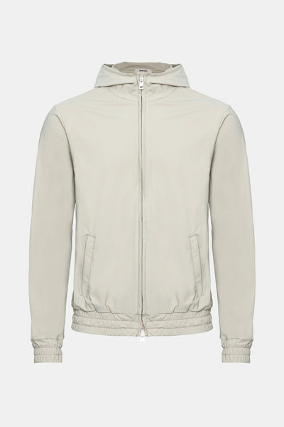 Cloud Grey Hooded Tech Vest
