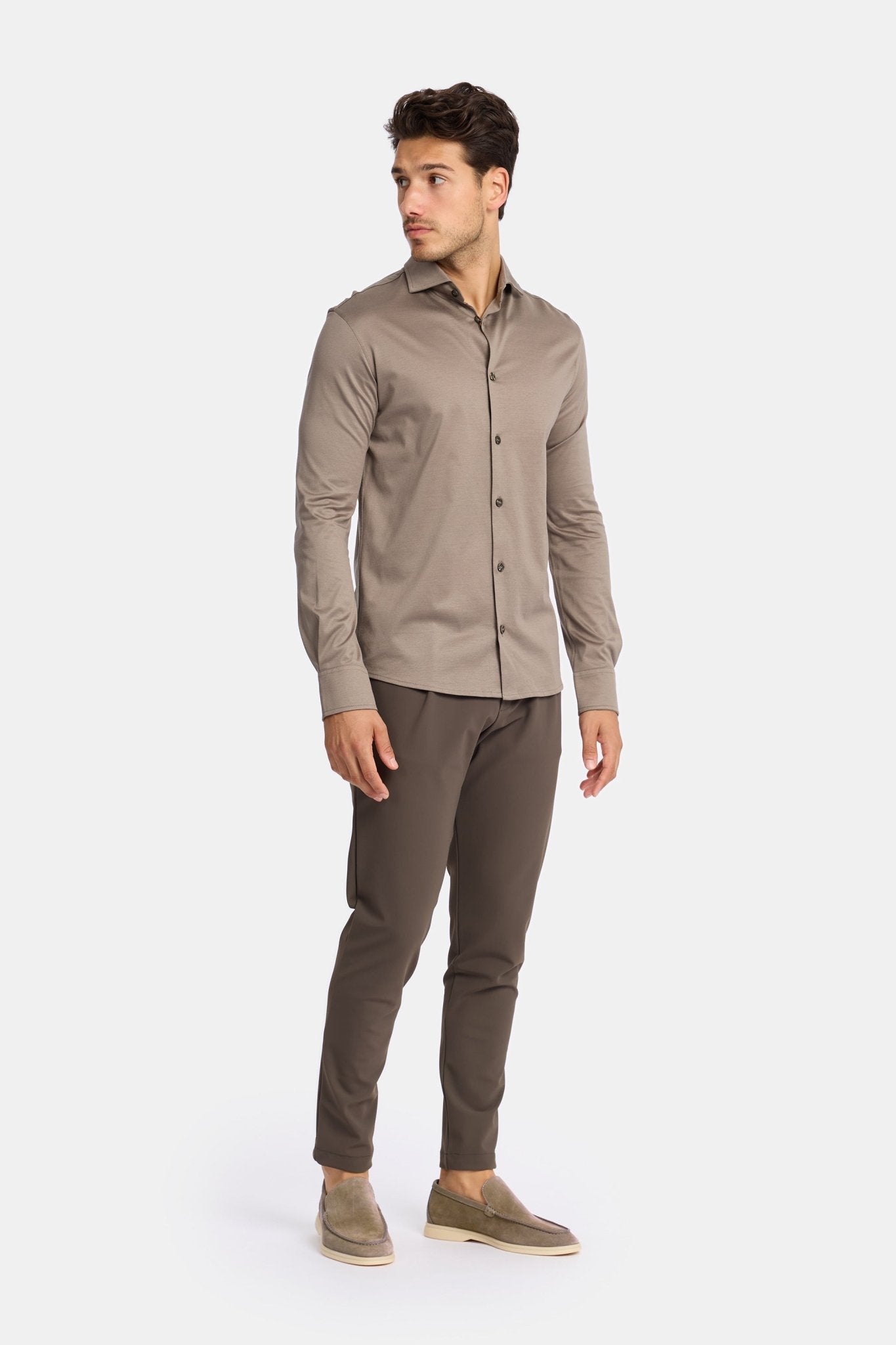 Desert Taupe Formal Shirt - DIMANO