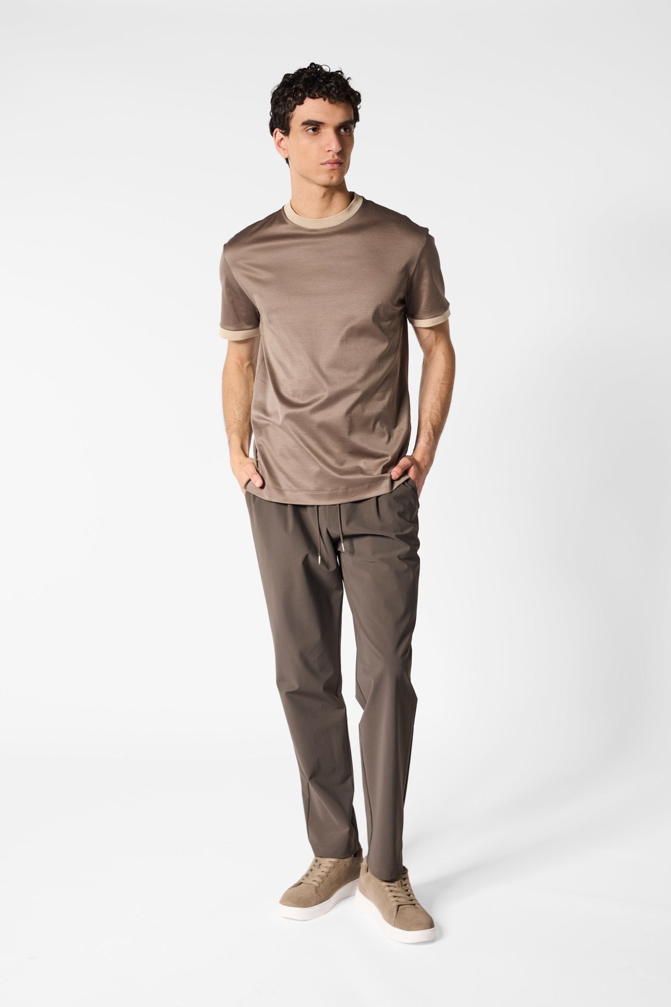 Desert Taupe Milano T-shirt - DIMANO