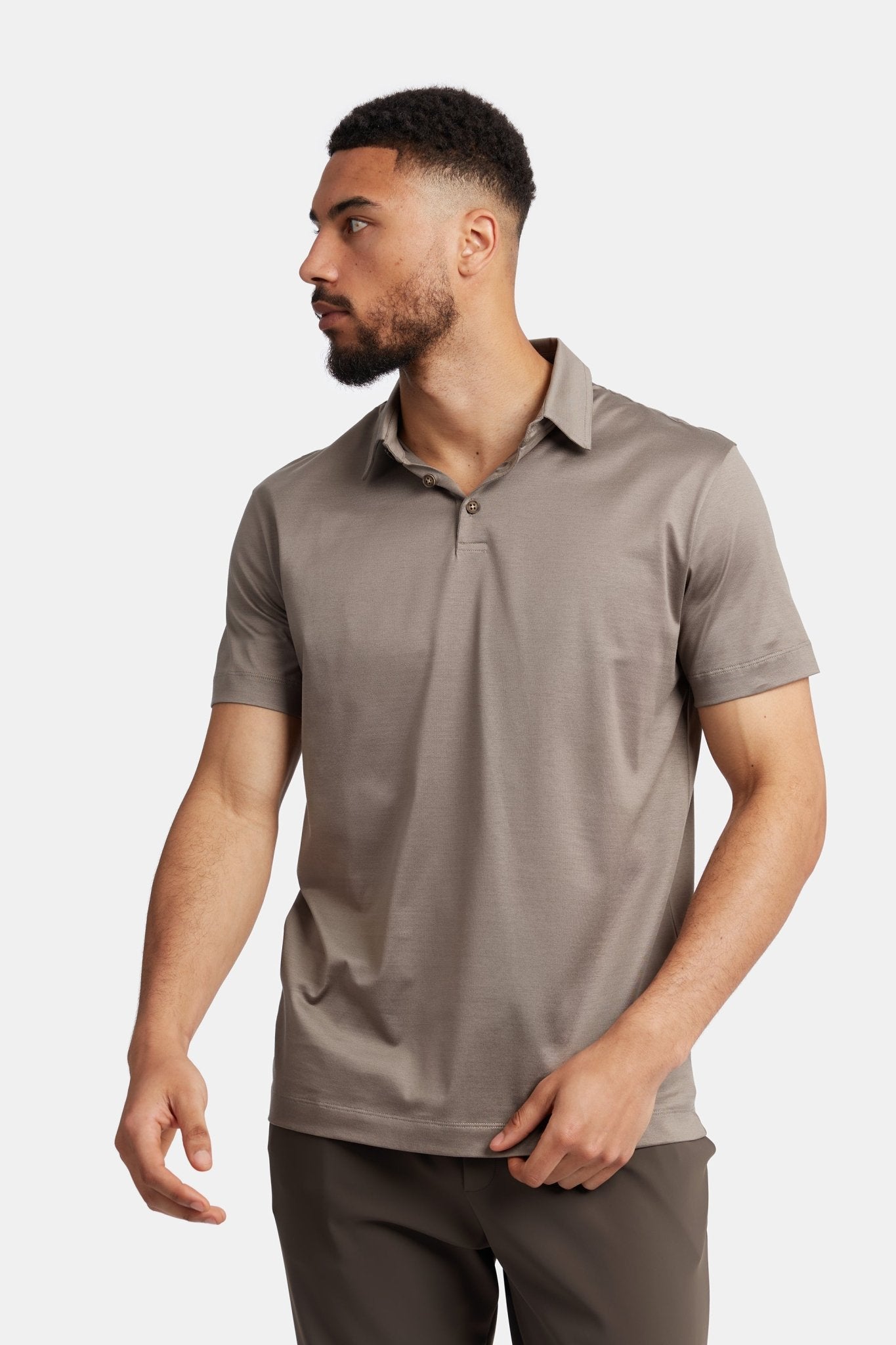 Desert Taupe Polo Shirt - DIMANO