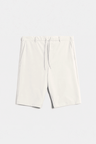 Ivory White Tech Shorts