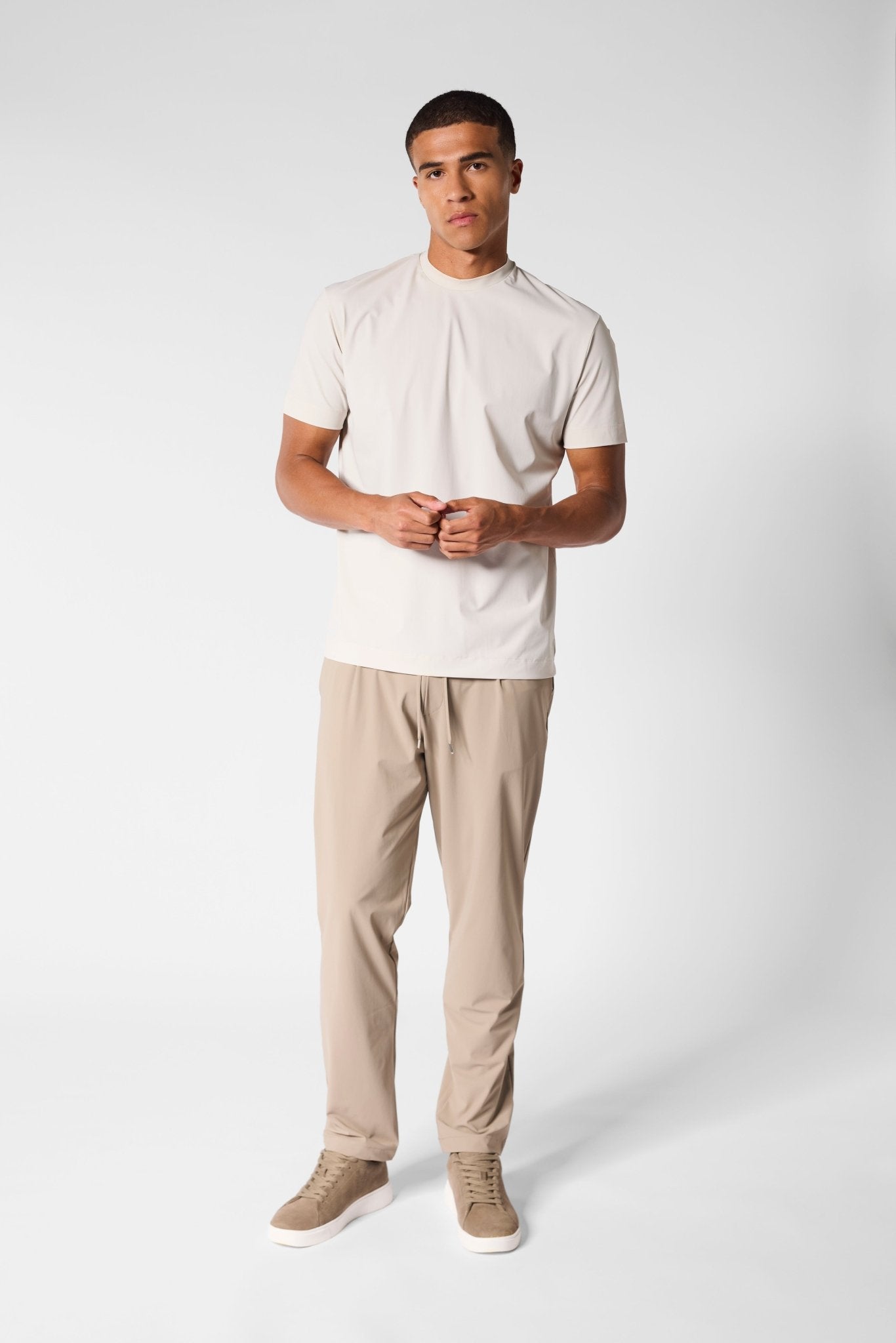 Ivory White Tech T-shirt - DIMANO