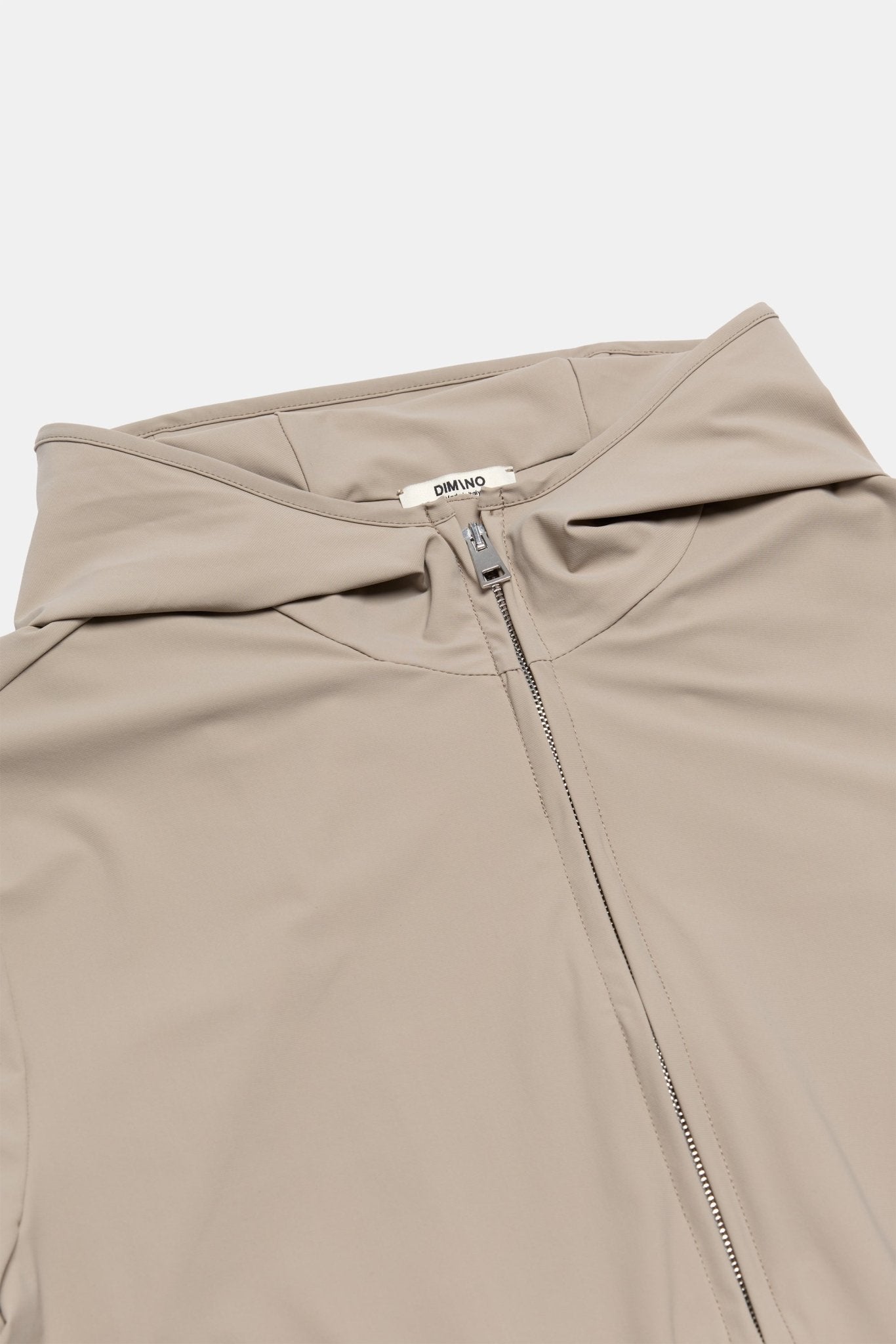 Light Beige Hooded Tech Suit - DIMANO