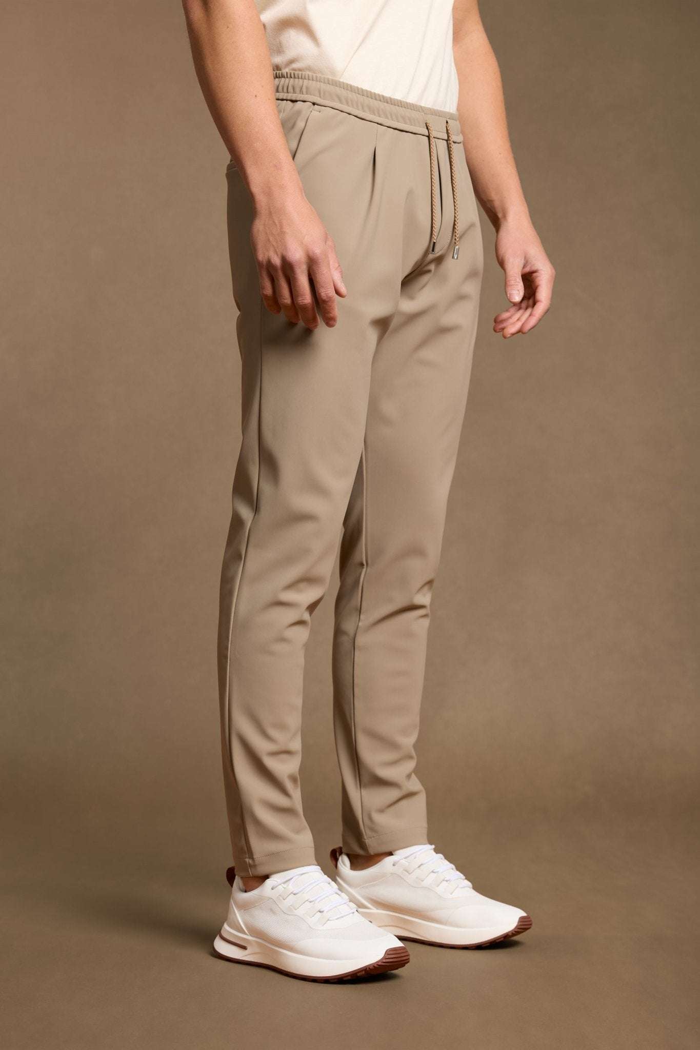 Light Beige Smart Pants - DIMANO