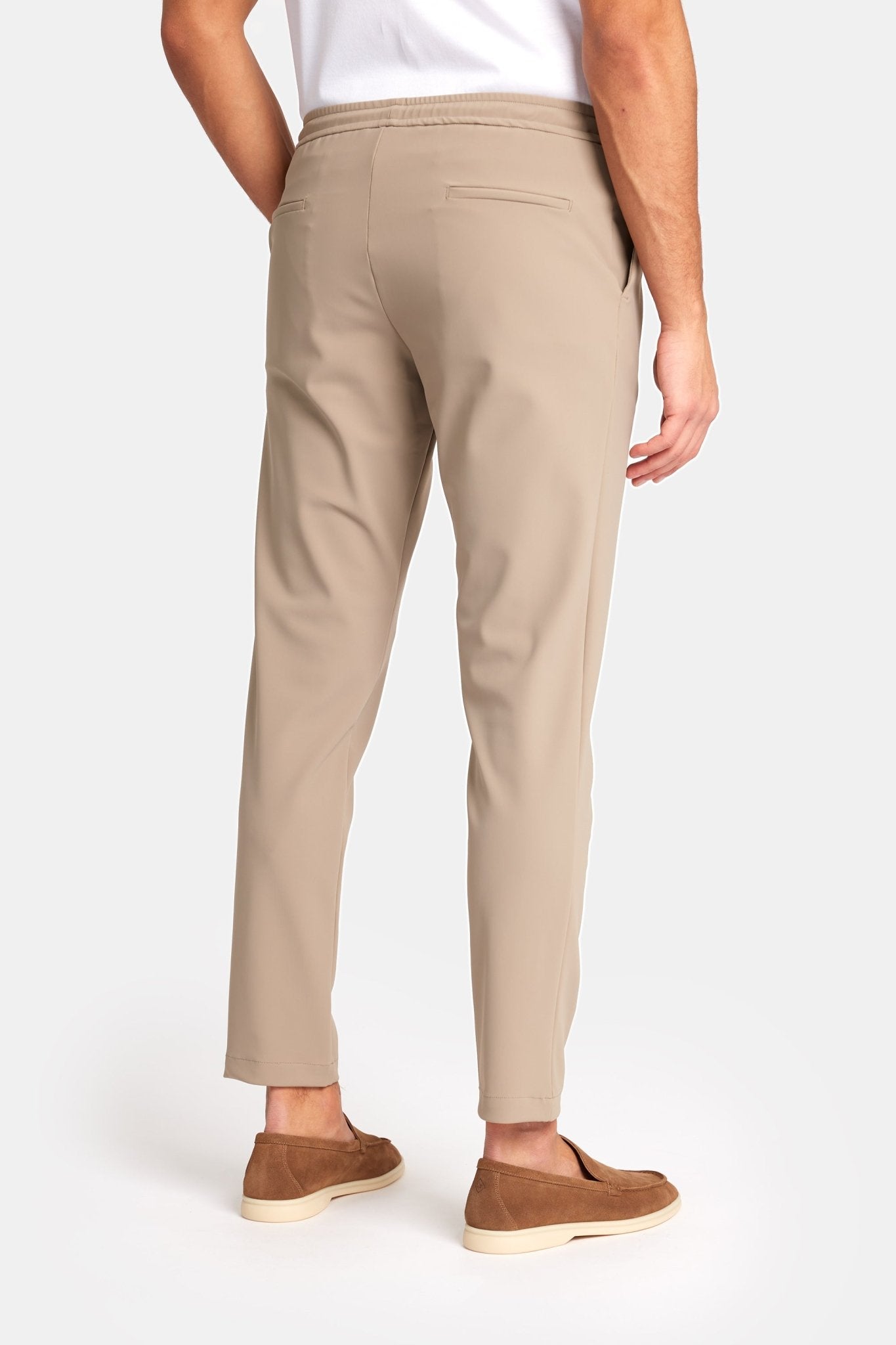 Light Beige Smart Pants - DIMANO