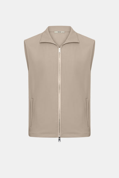 Light Beige Tech Gilet