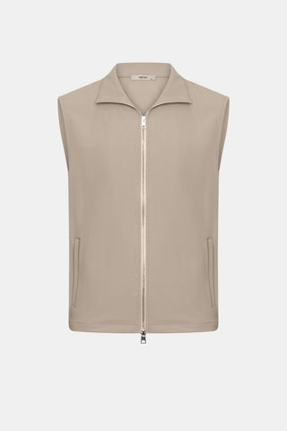 Light Beige Tech Gilet