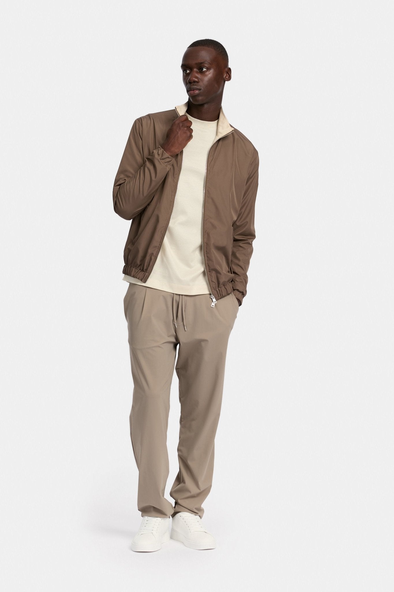 Light Beige Urban Tech Pants - DIMANO