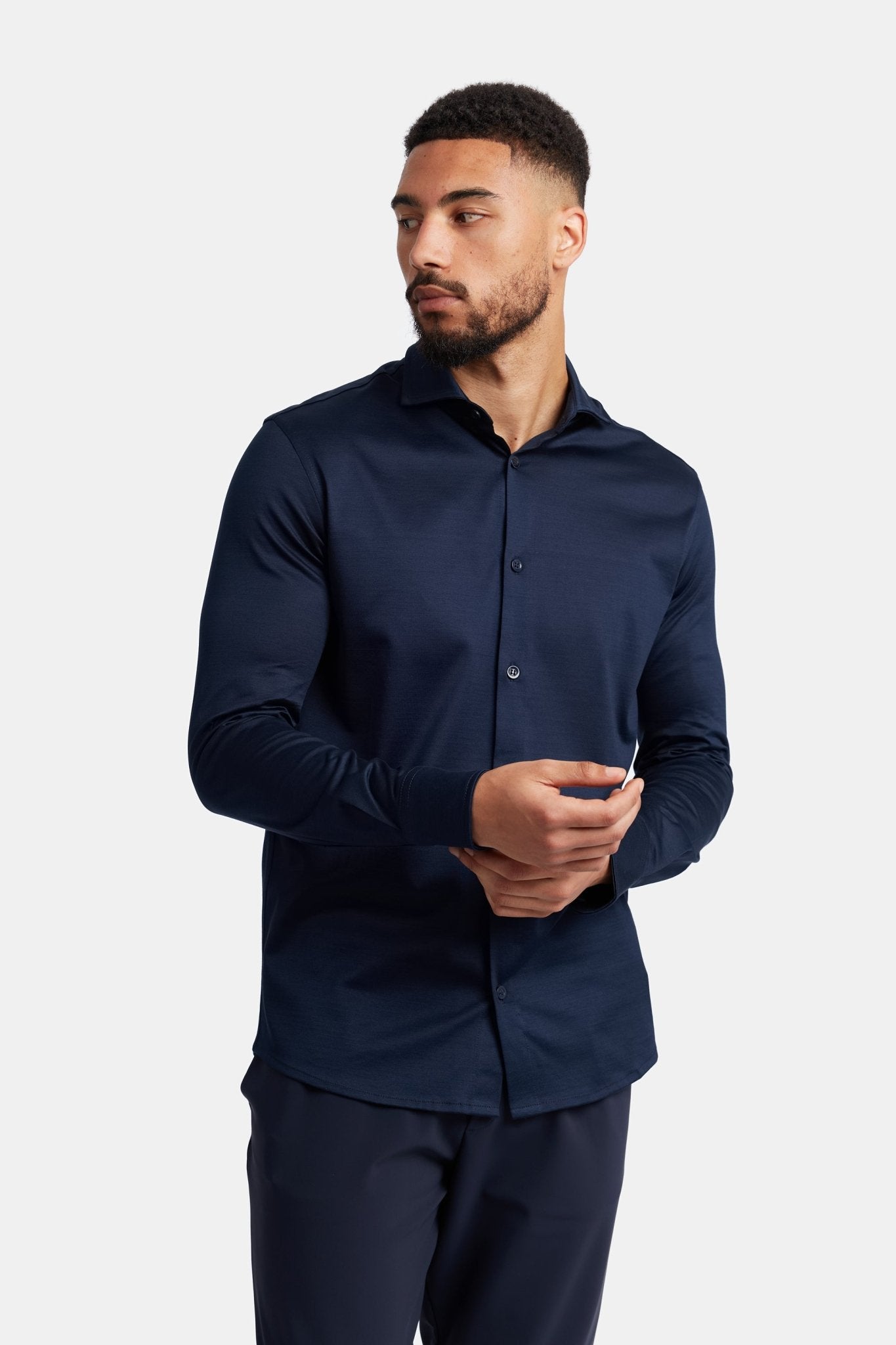 Midnight Blue Formal Shirt - DIMANO