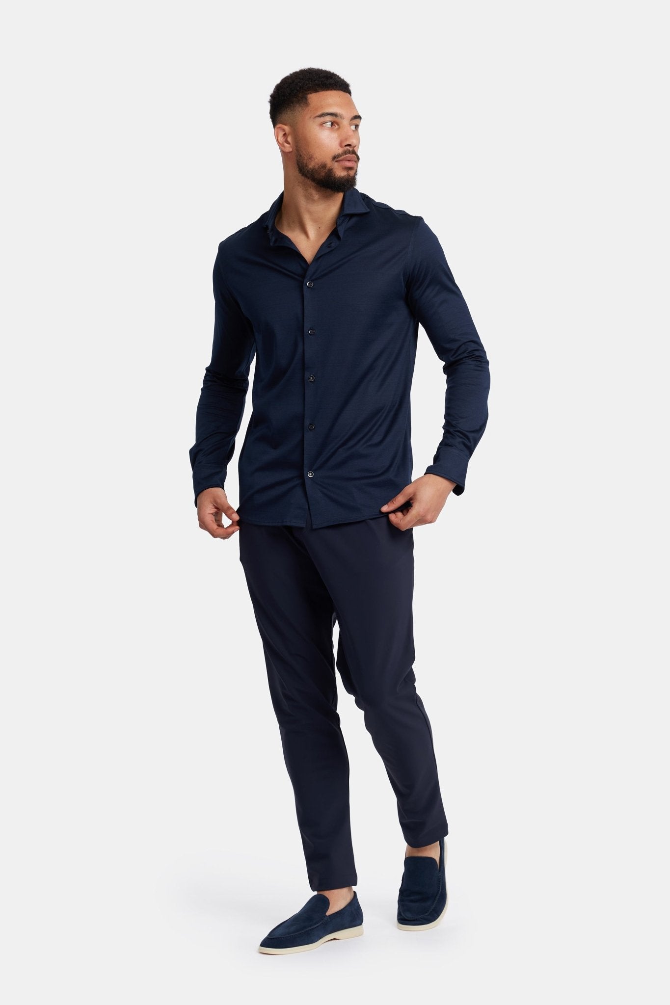 Midnight Blue Formal Shirt - DIMANO