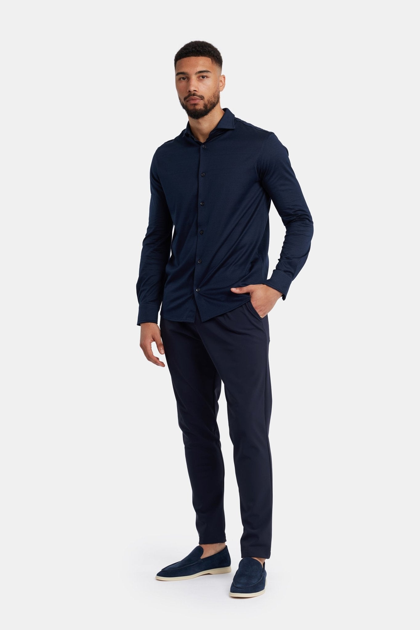 Midnight Blue Formal Shirt - DIMANO