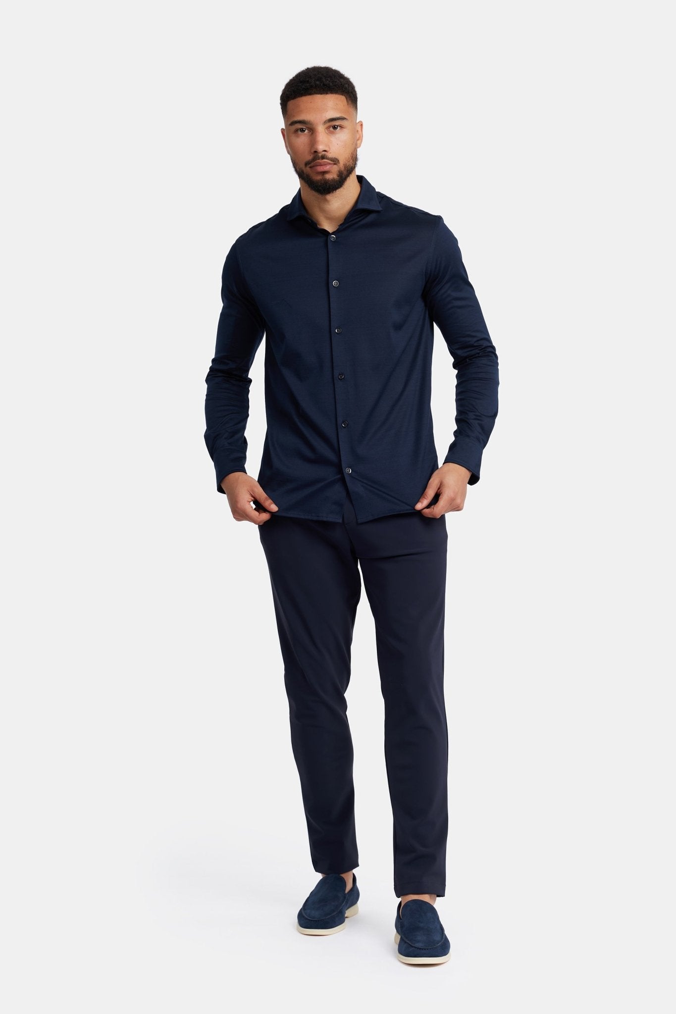 Midnight Blue Formal Shirt - DIMANO