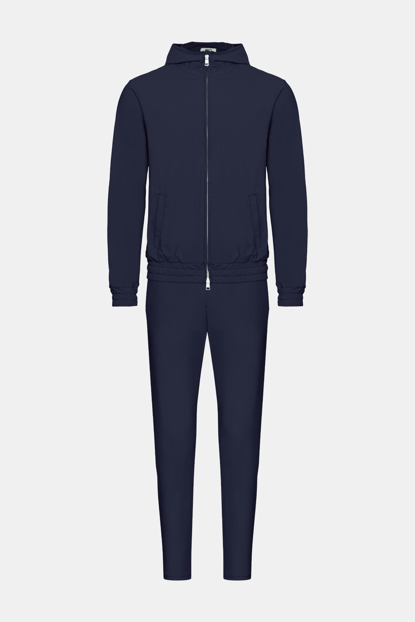 Midnight Blue Hooded Tech Suit - DIMANO