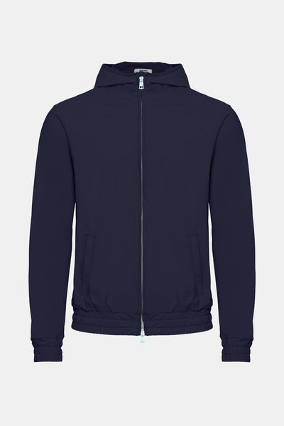 Midnight Blue Hooded Tech Vest