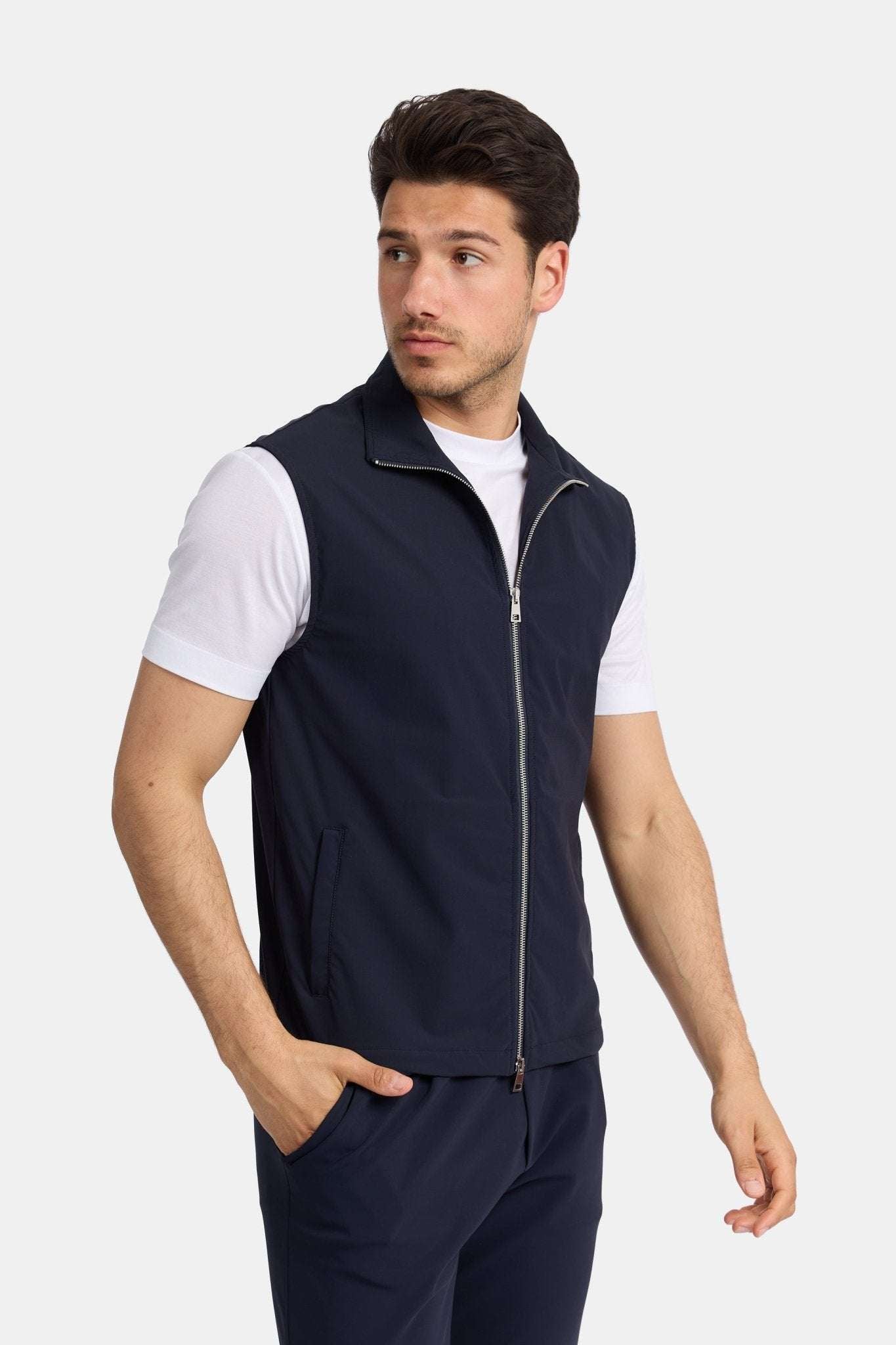 Midnight Blue Tech Gilet - DIMANO