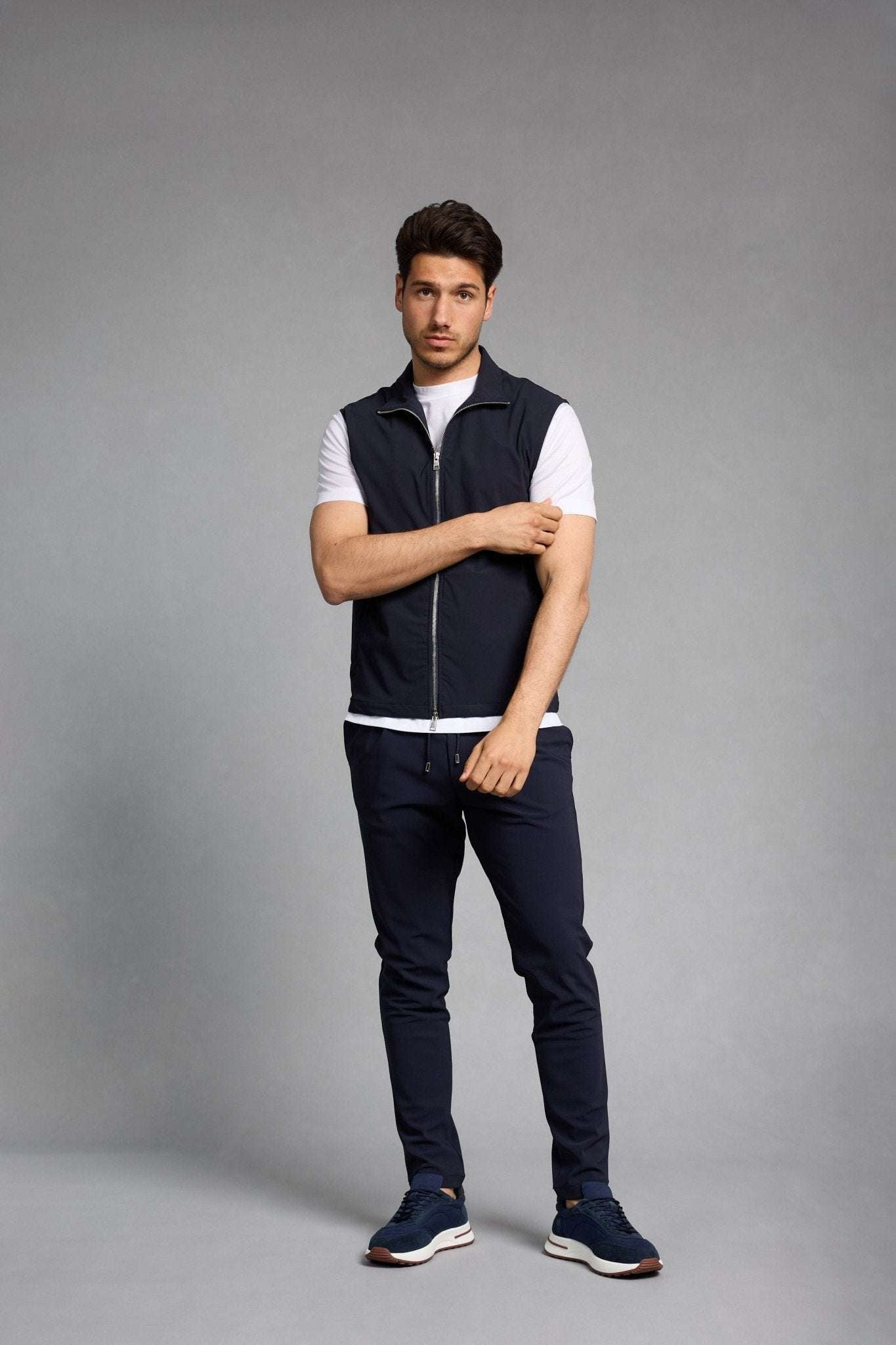 Midnight Blue Tech Gilet - DIMANO