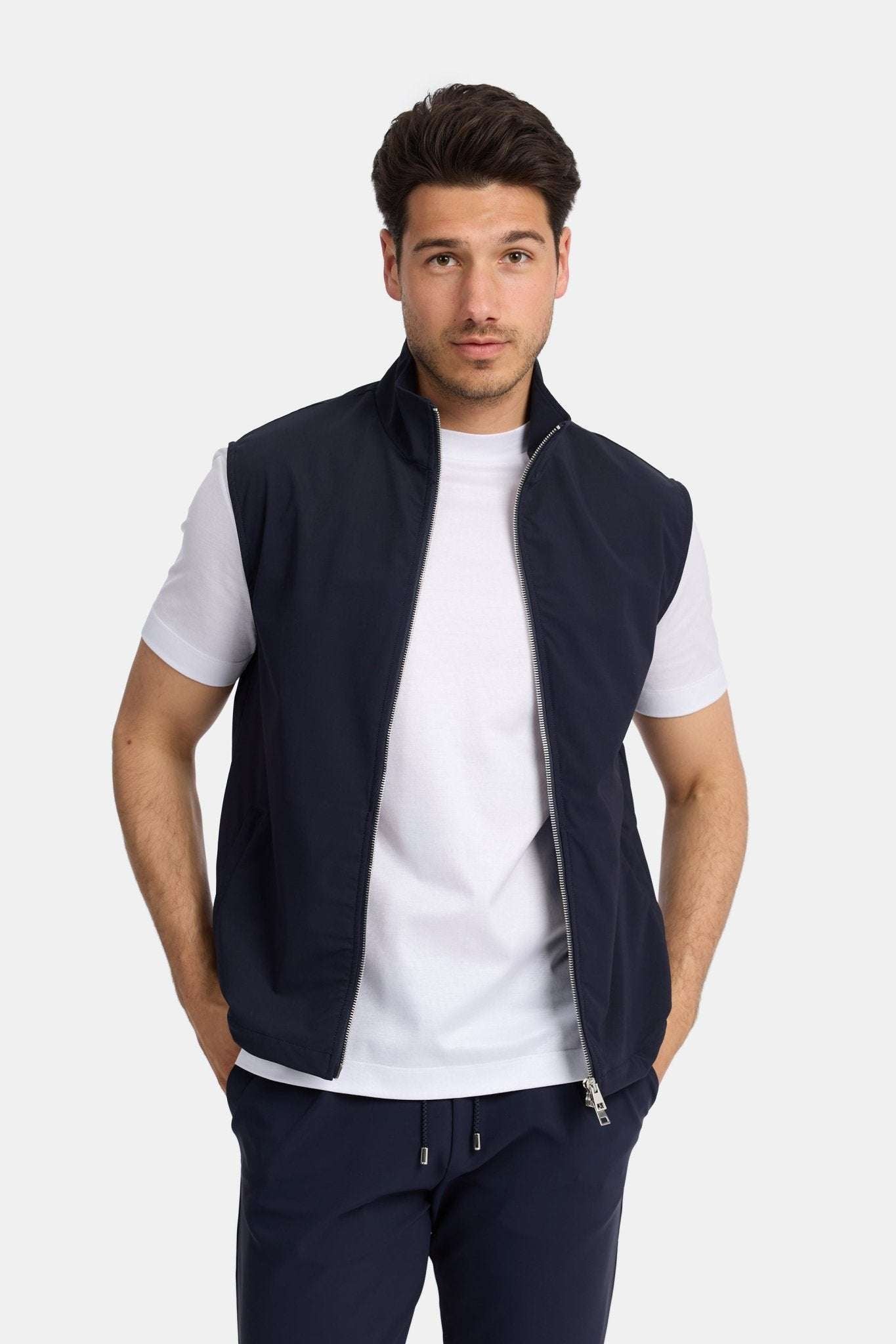 Midnight Blue Tech Gilet - DIMANO