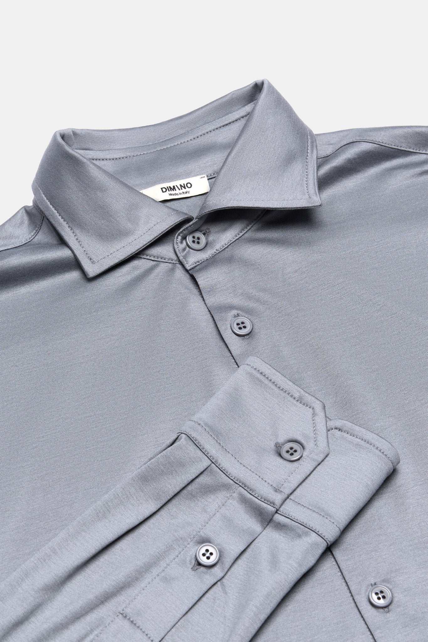 Mist Grey Formal Shirt - DIMANO