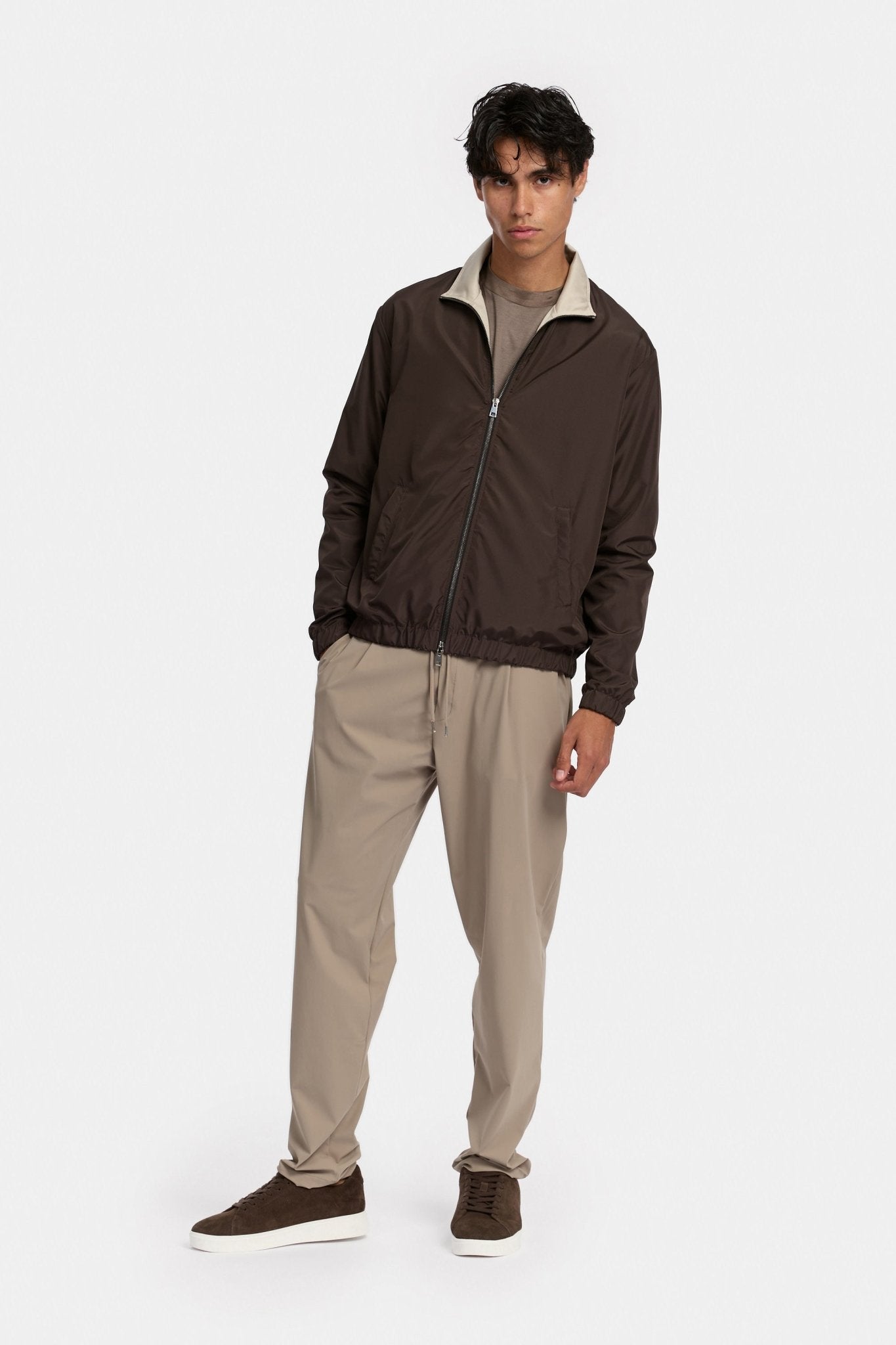 Mocha Brown Blend Jacket - DIMANO