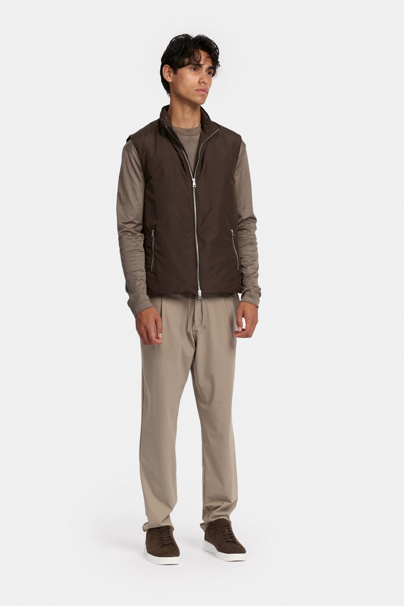 Mocha Brown Bodywarmer - DIMANO