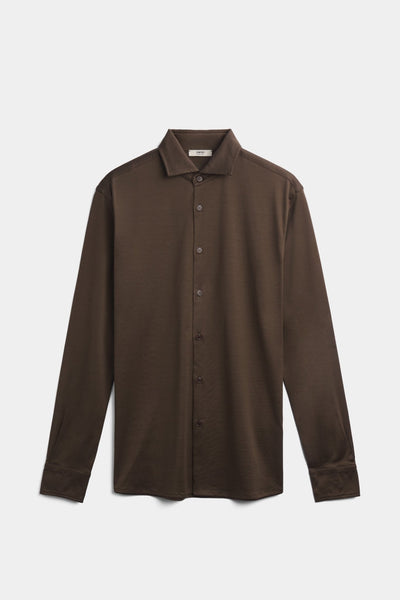 Mocha Brown Formal Shirt