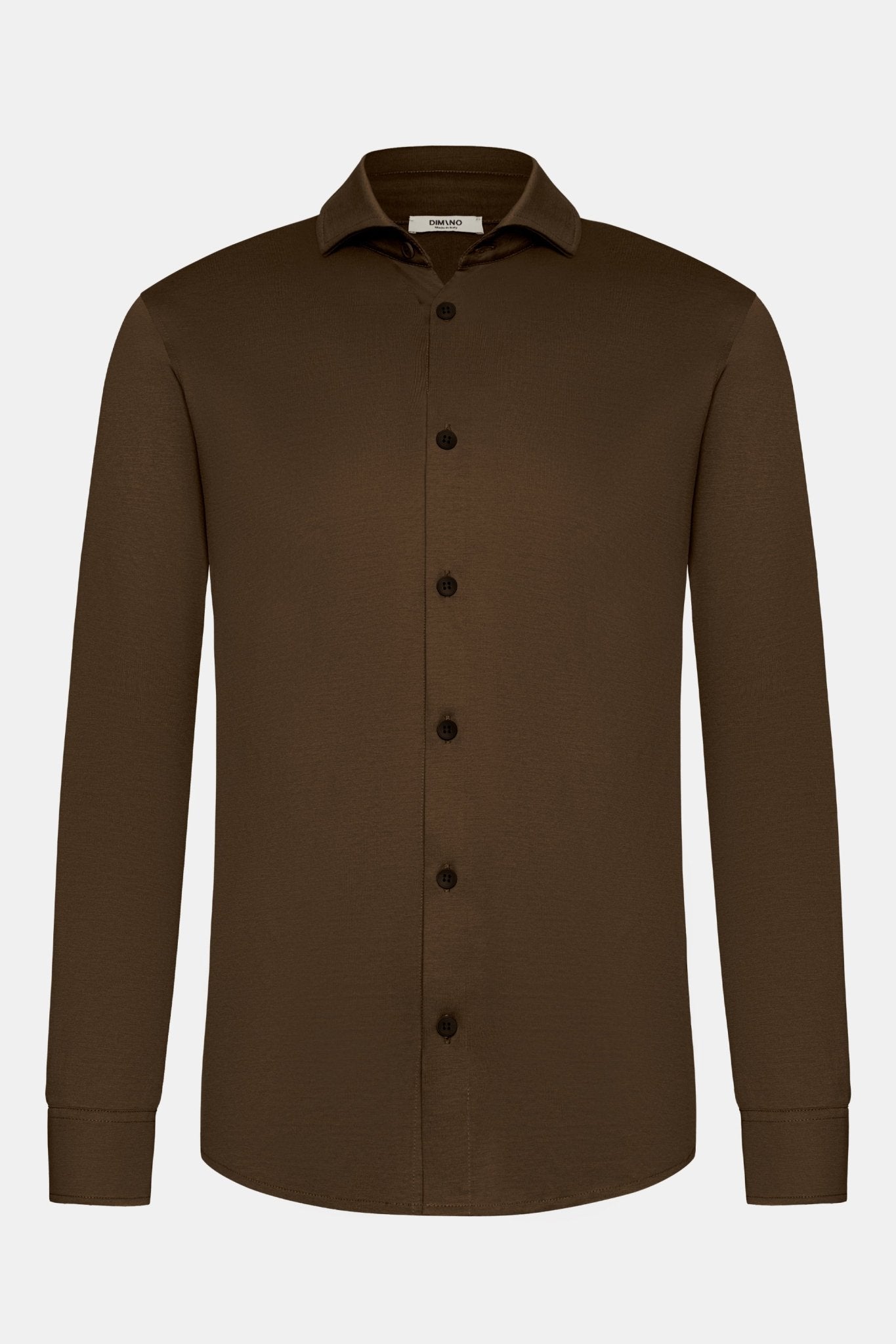 Mocha Brown Formal Shirt - DIMANO