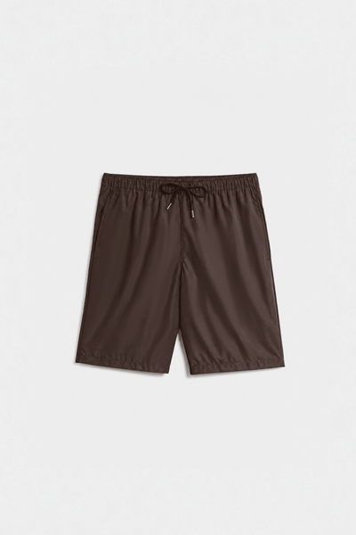Mocha Brown Swim Shorts