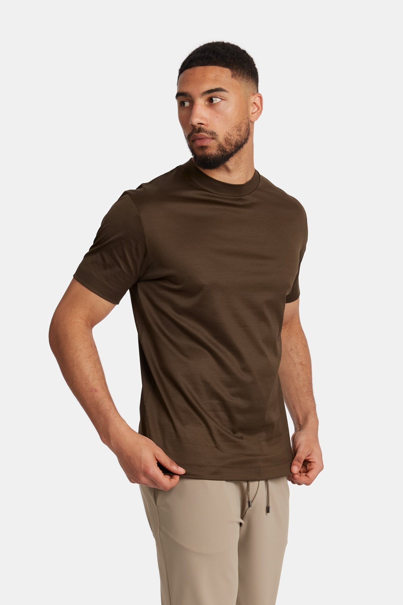 Mocha Brown T-shirt - DIMANO